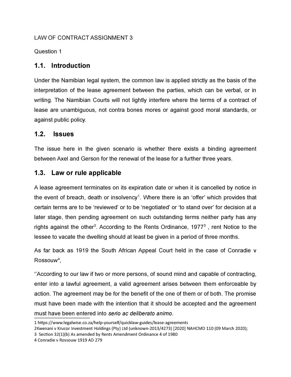 assignment of contract us law