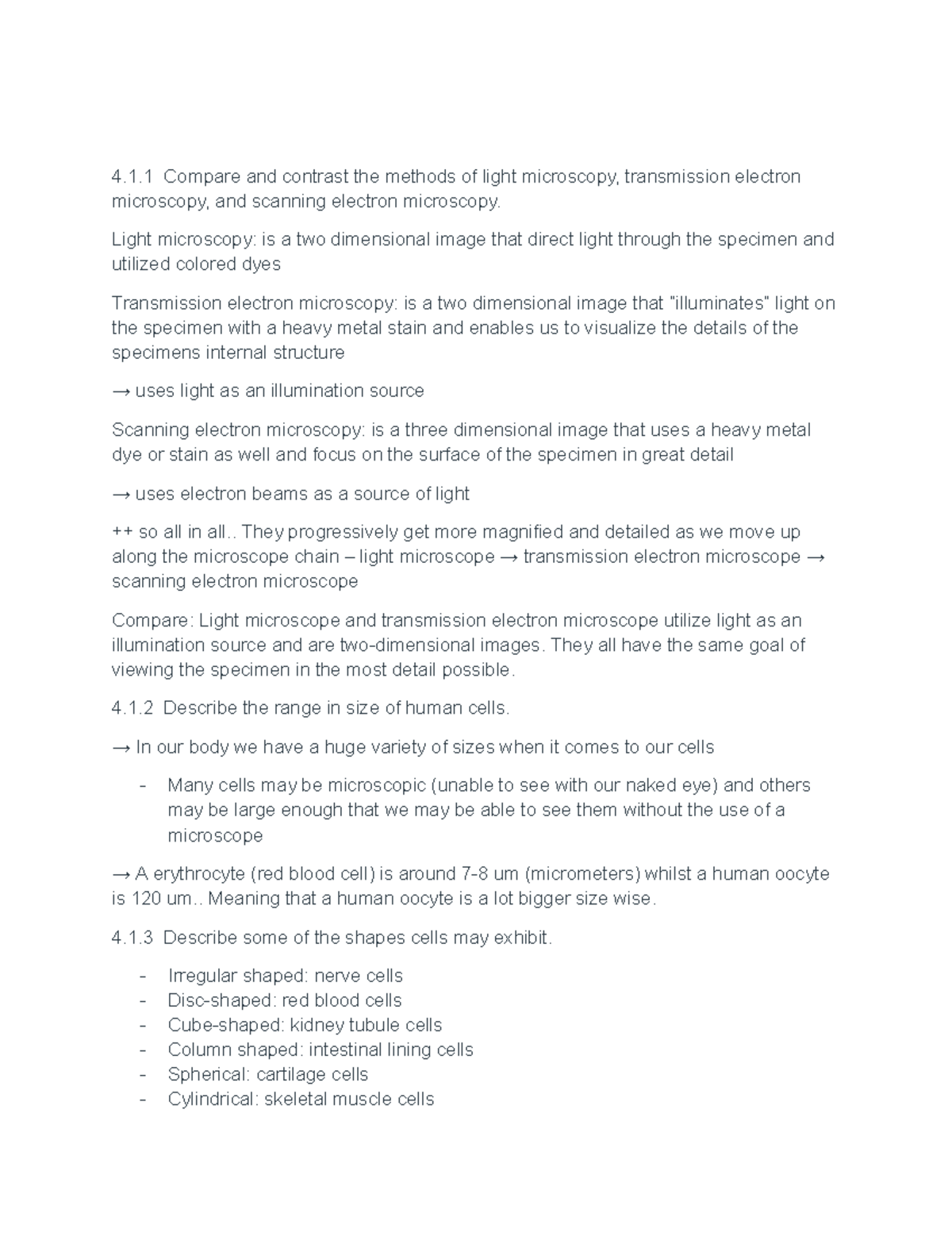 Chapter 4 Learning Objectives - 4.1 Compare and contrast the methods of ...