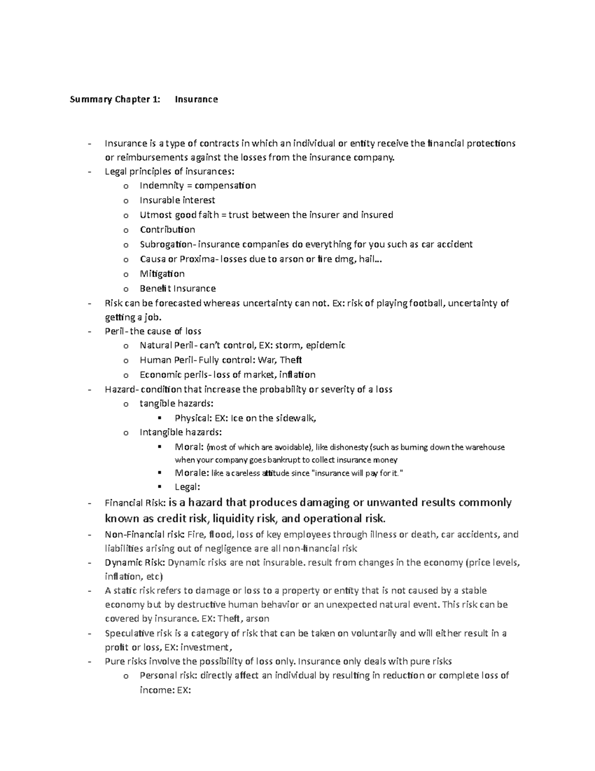 IP.Summary Chapter 3 - understandability, relevance, reliability and ...