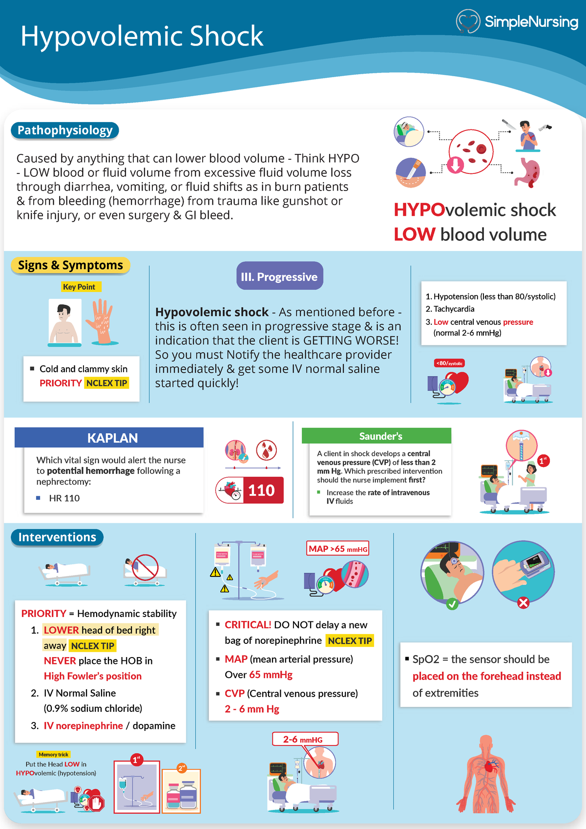 4. Hypovolemic Shock - study sheets - Hypovolemic Shock Pathophysiology ...