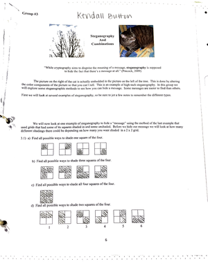 The Basic Themes - 1) Cryptography Study of changing a message to be ...