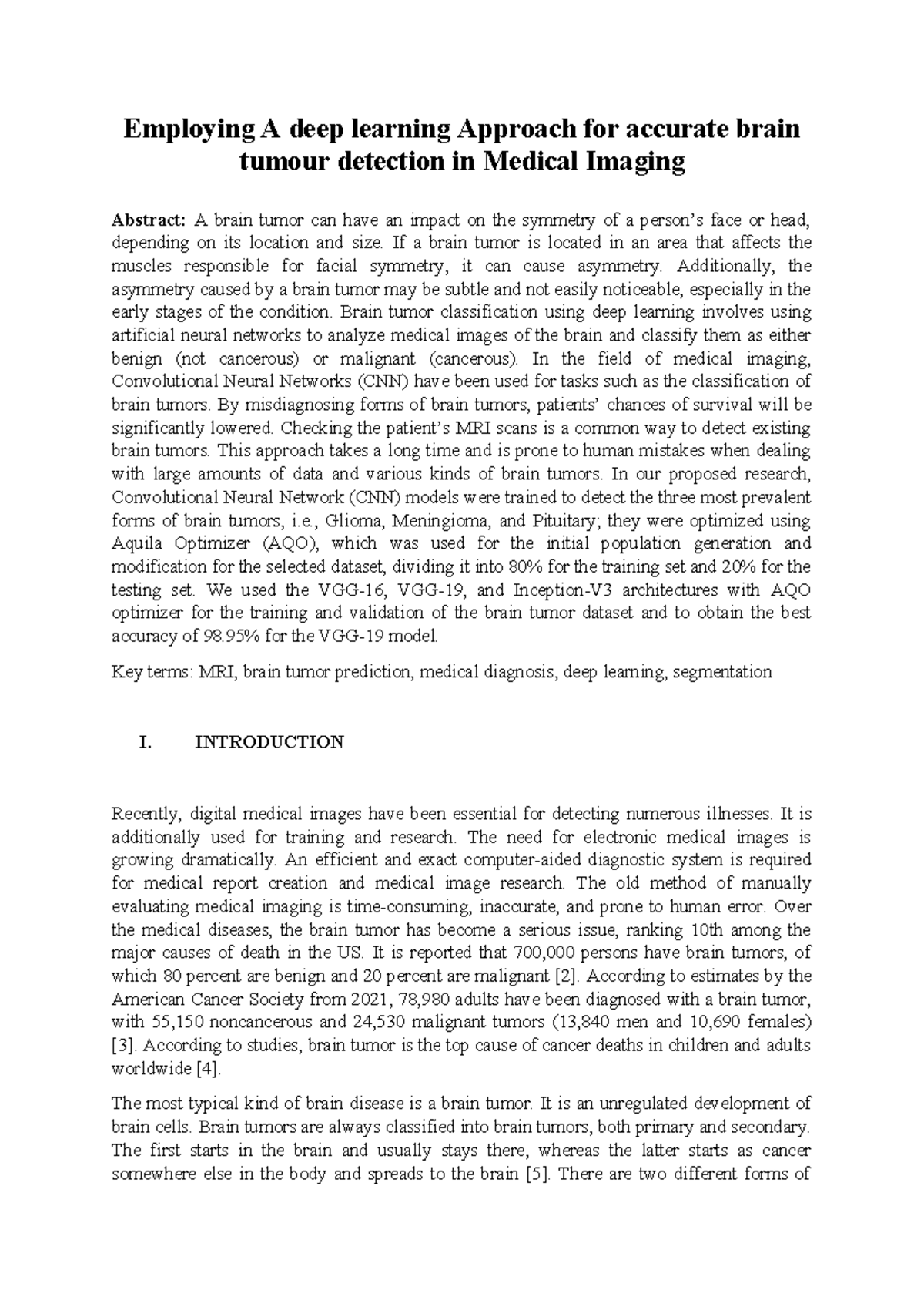 Master - good - Employing A deep learning Approach for accurate brain ...
