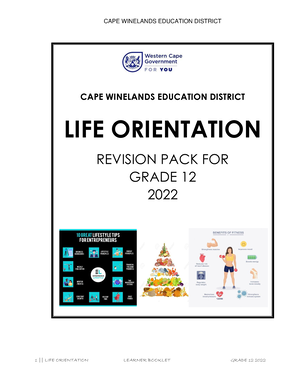 life orientation grade 11 assignment term 3 answers