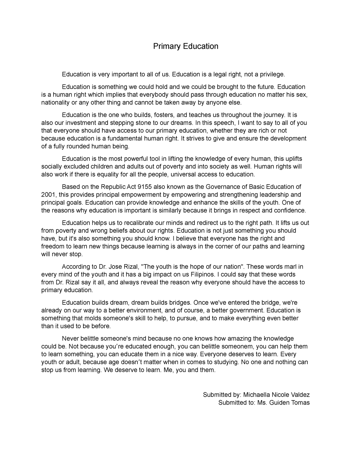 work immersion essay introduction