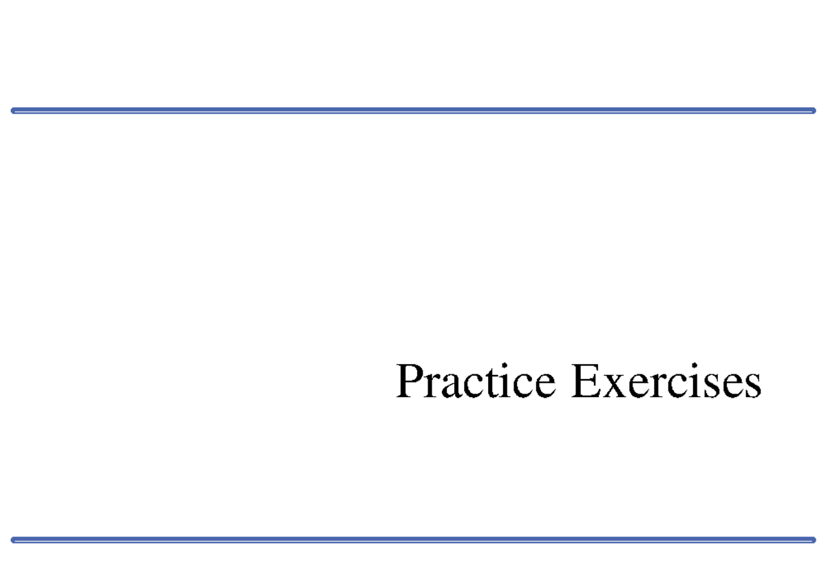 2b - SQL - DDL and DML - Practice Exercises - Practice Exercises SQL ...