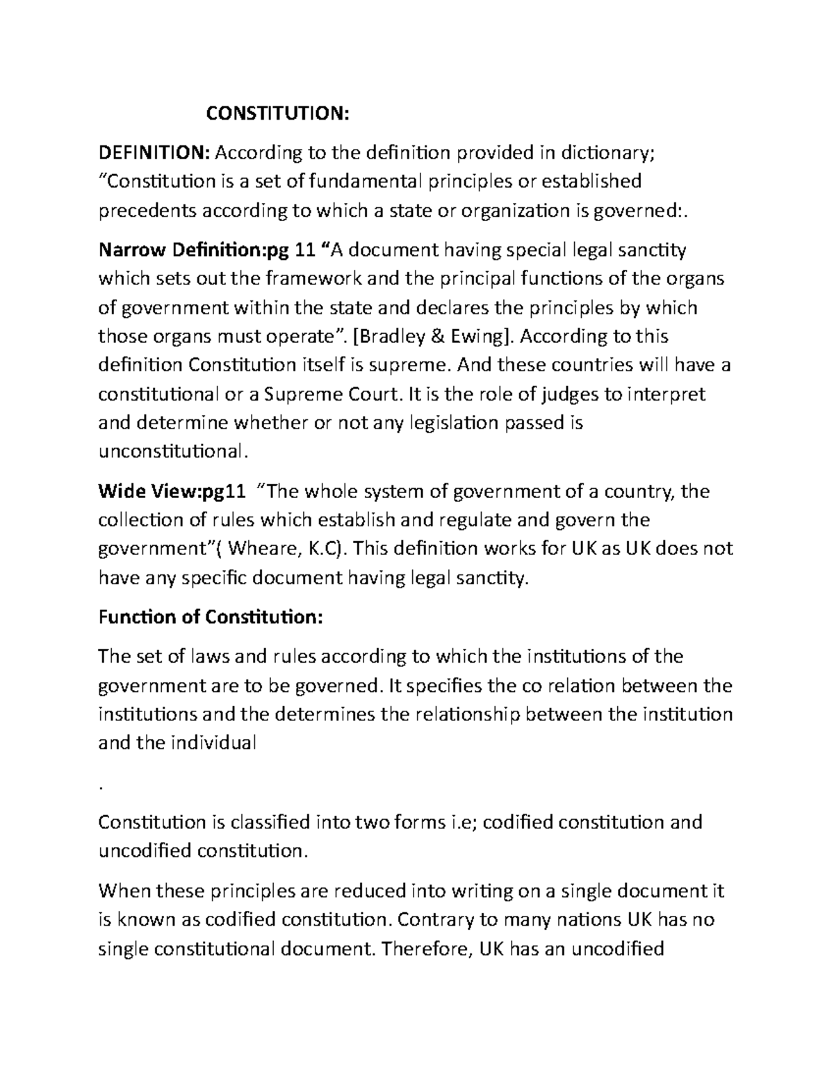 Constitution CONSTITUTION DEFINITION According to the definition