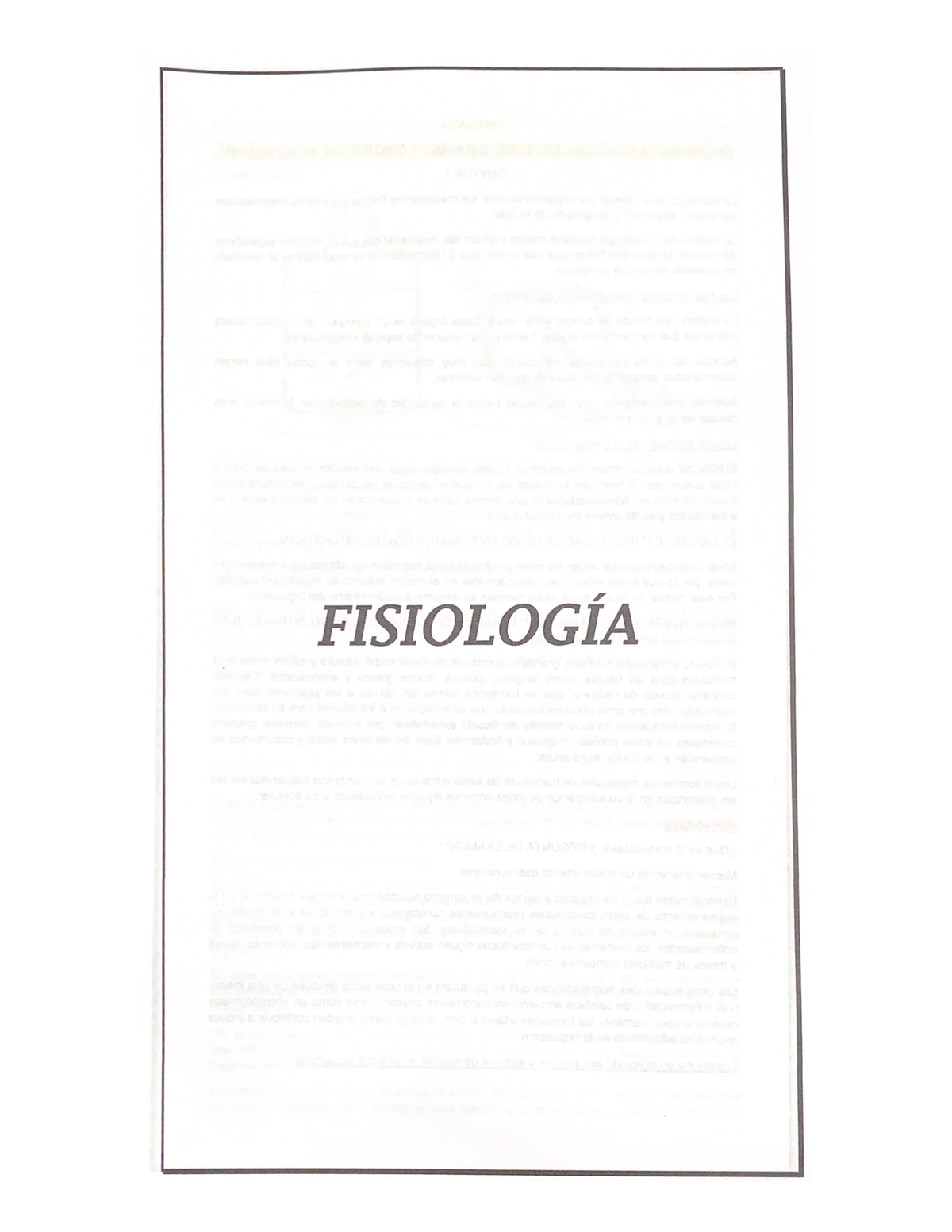 FisiologíA repaso 1 morfo fisiologia Studocu