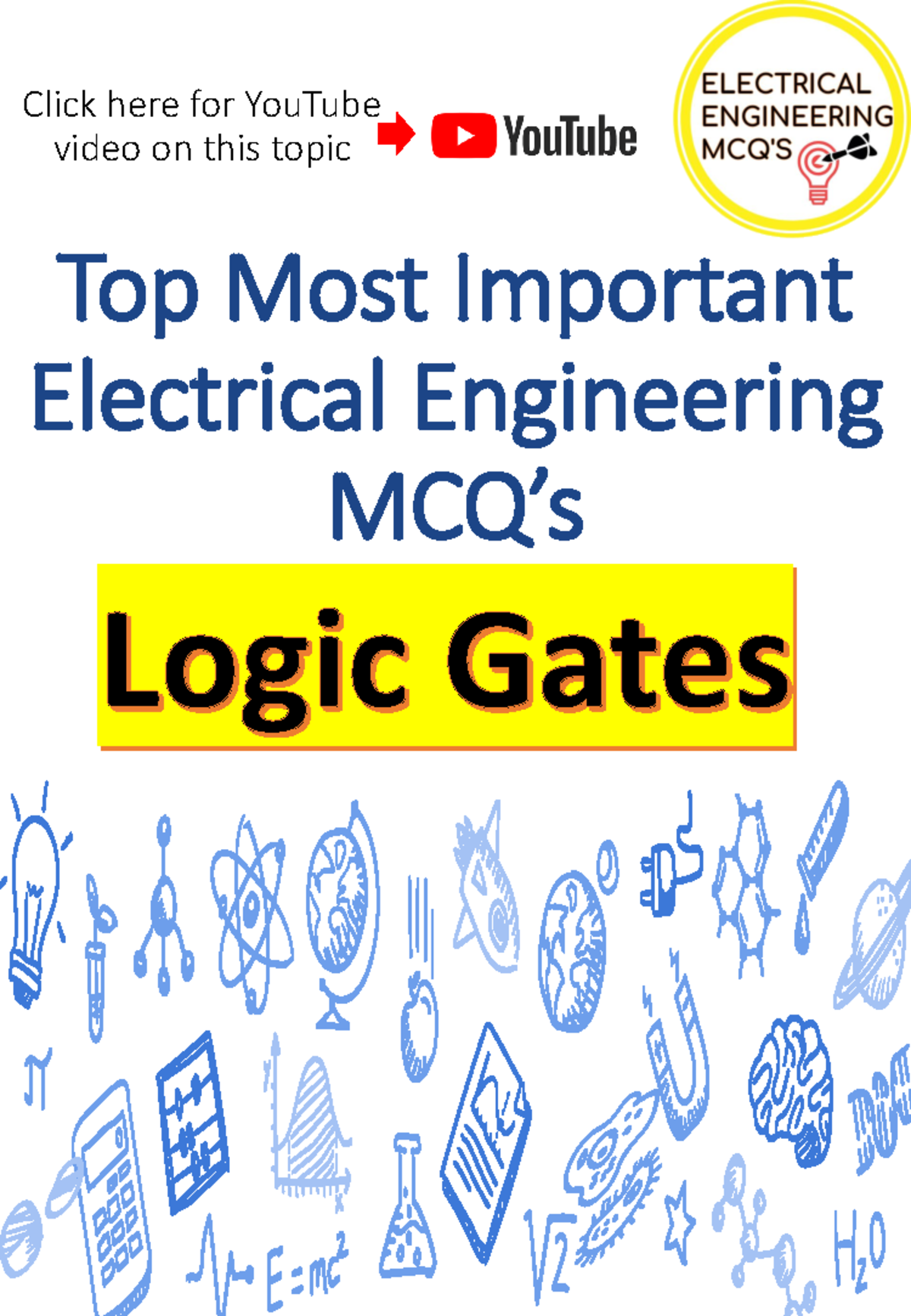 Logic Gates PDF Top Most Important Electrical Engineering MCQ’s Click