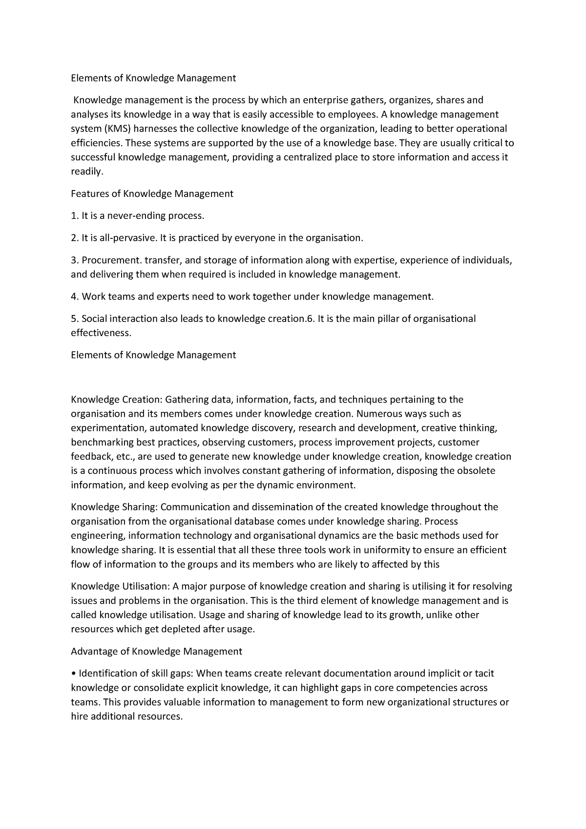 phd thesis topics in knowledge management