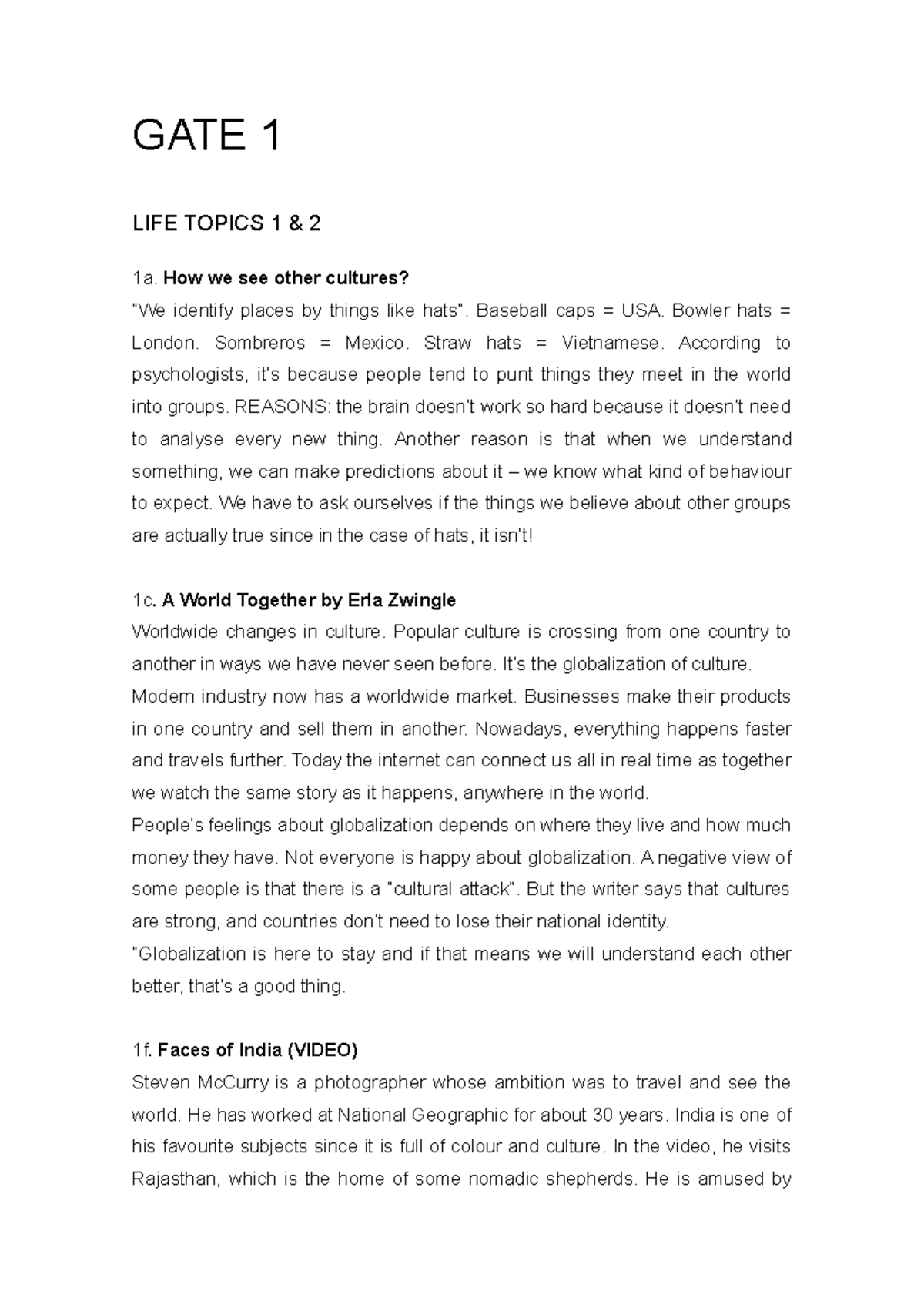 Gates summary - Resumenes de los materiales del año - GATE 1 LIFE ...