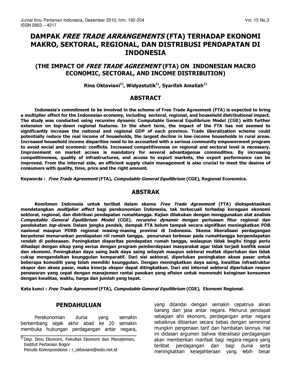 6559-Article Text-18716-2-10-2015 1010 - Jurnal Ilmu Pertanian ...