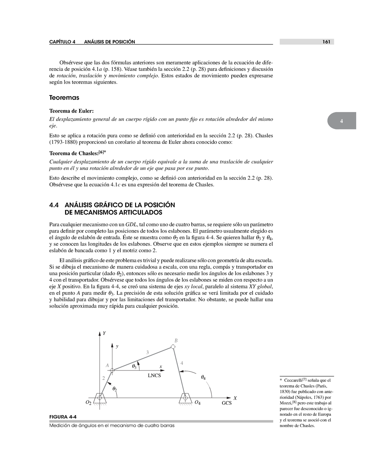 Analisis de posicion de mecanismos - CAPÍTULO 4 ANÁLISIS DE POSICIÓN 161 4  Obsérvese que las dos - Studocu