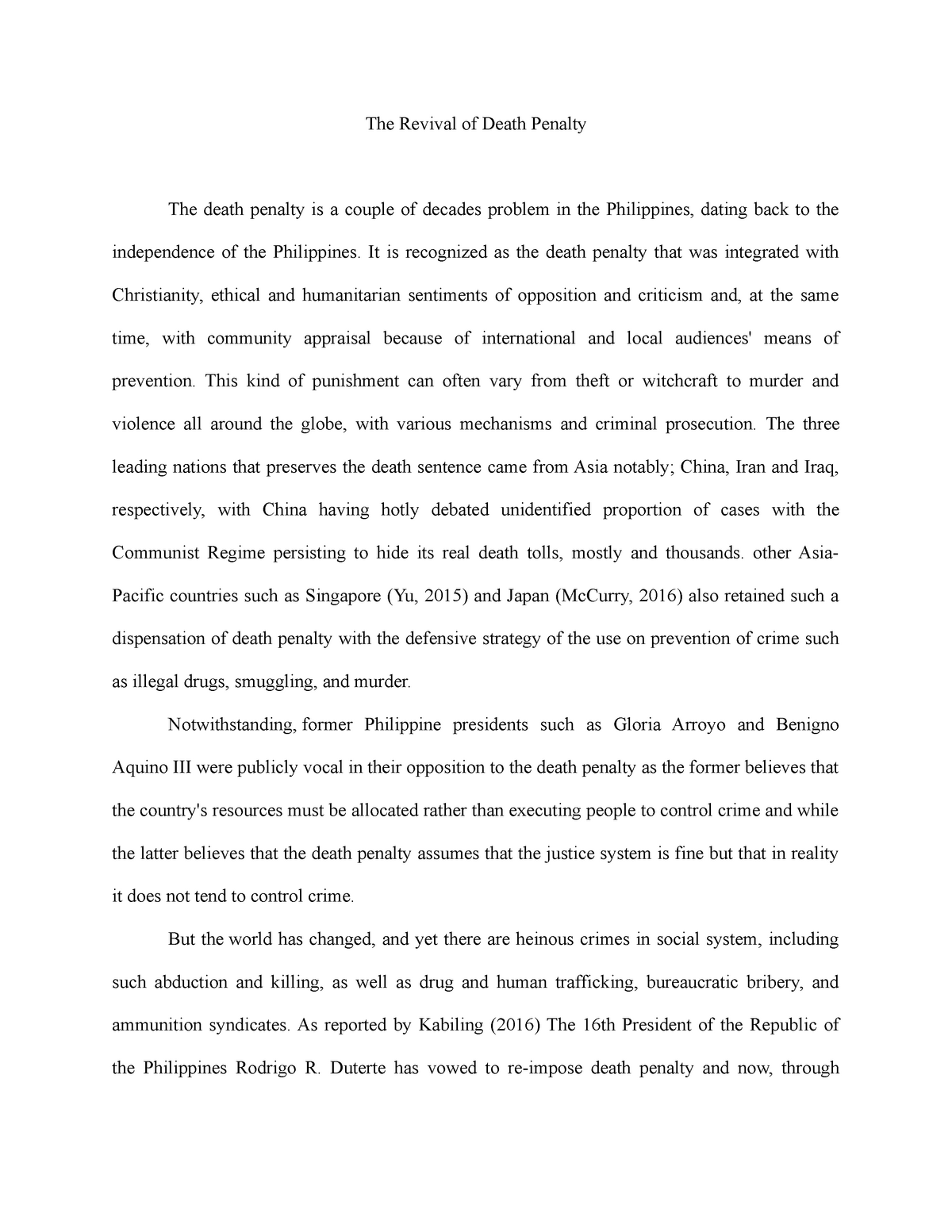 illegal drugs in the philippines essay