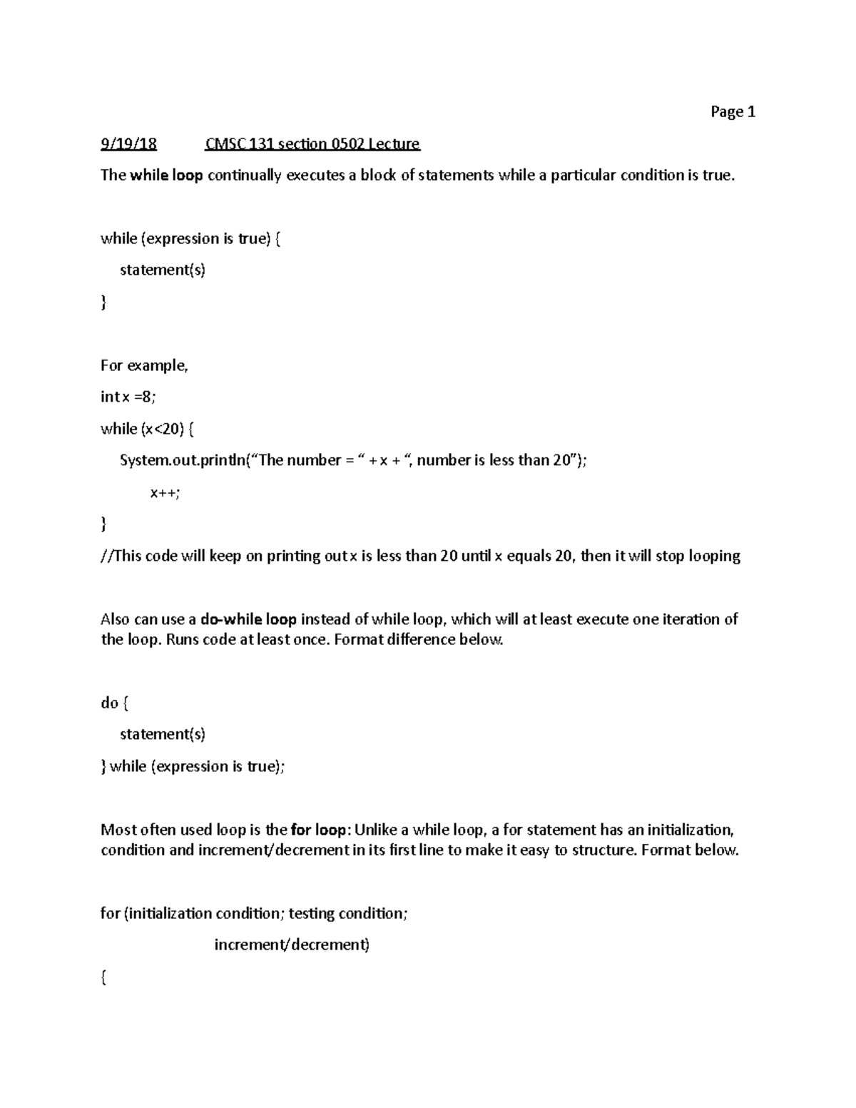 9-19-18-lecture-notes-11-page-1-9-19-18-cmsc-131-section-0502