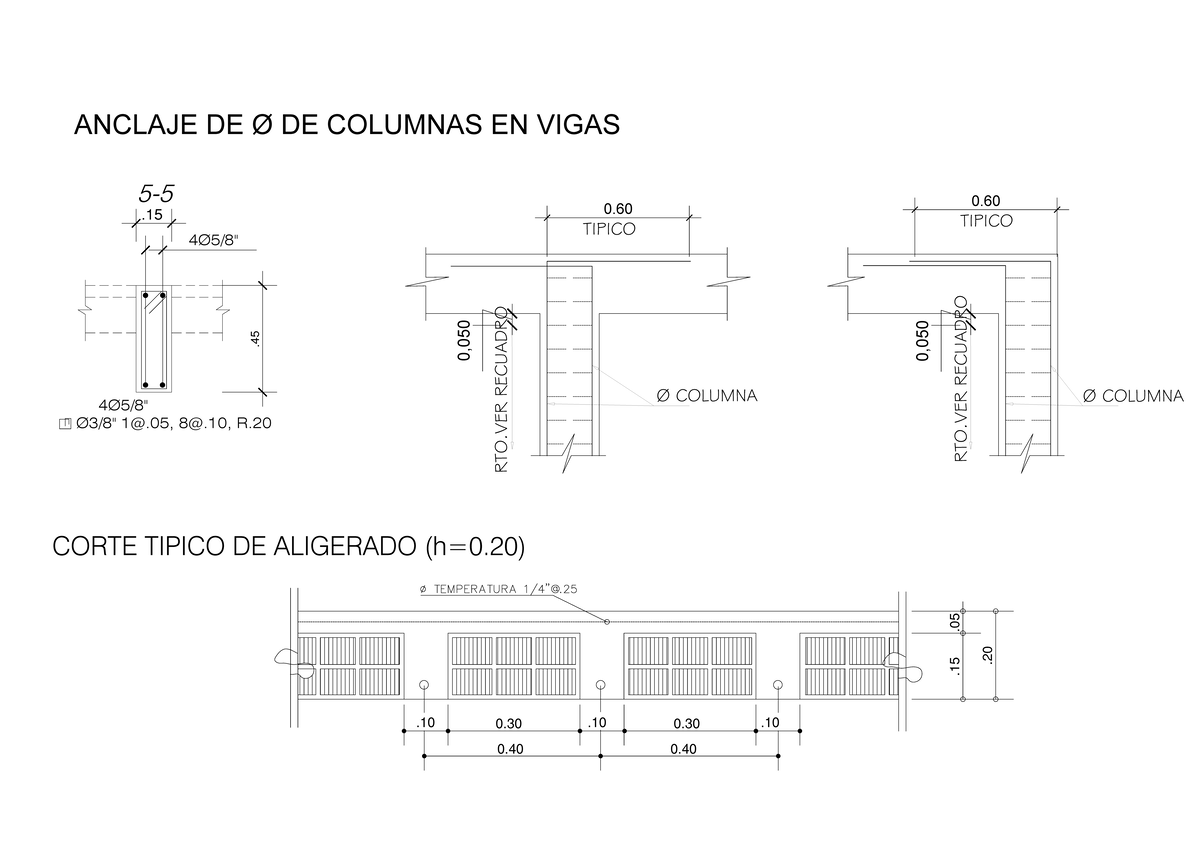 Techo - Losa aligerada para sistema constructivo - Resistencia de ...