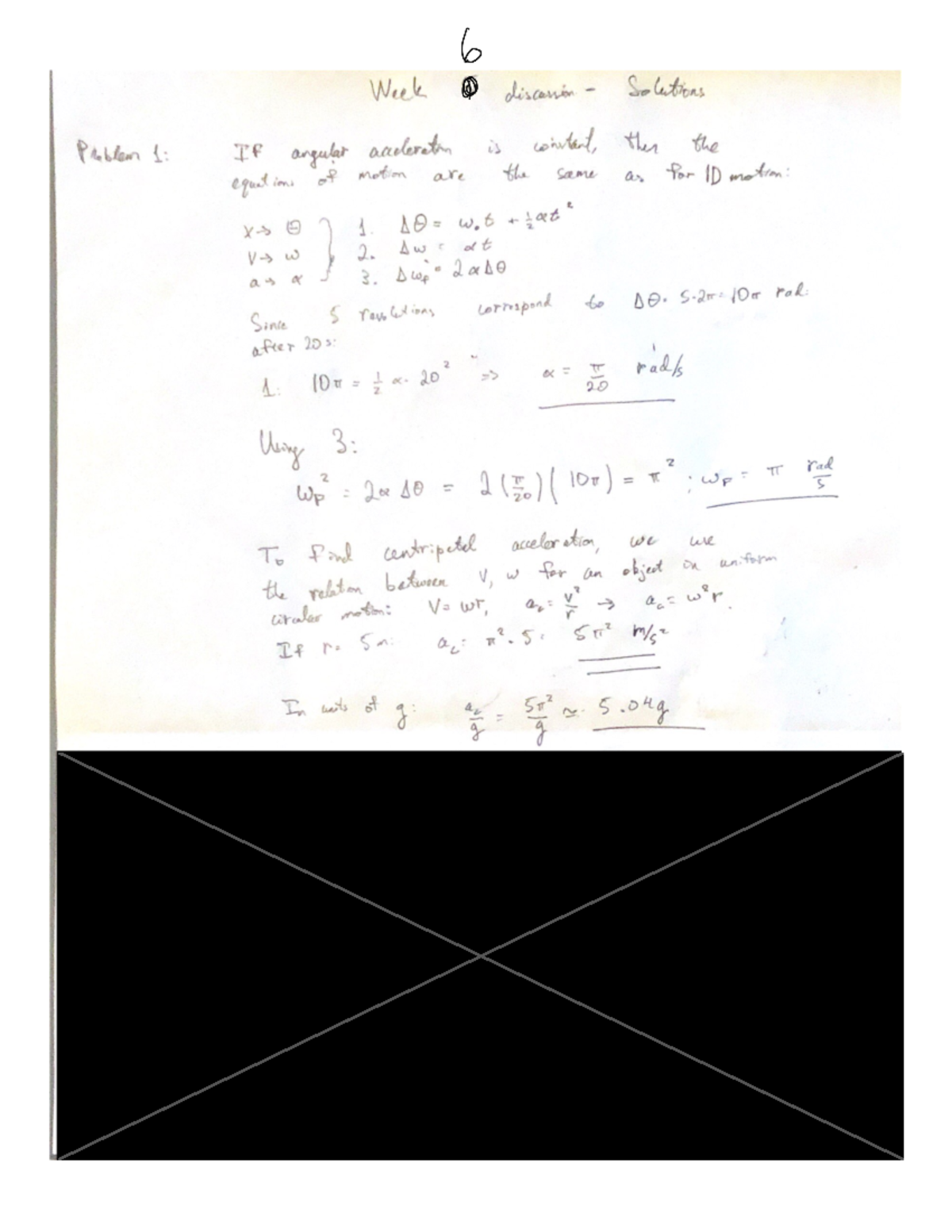 Disc6s - Discussion Solutions - PHYS 2A - Studocu