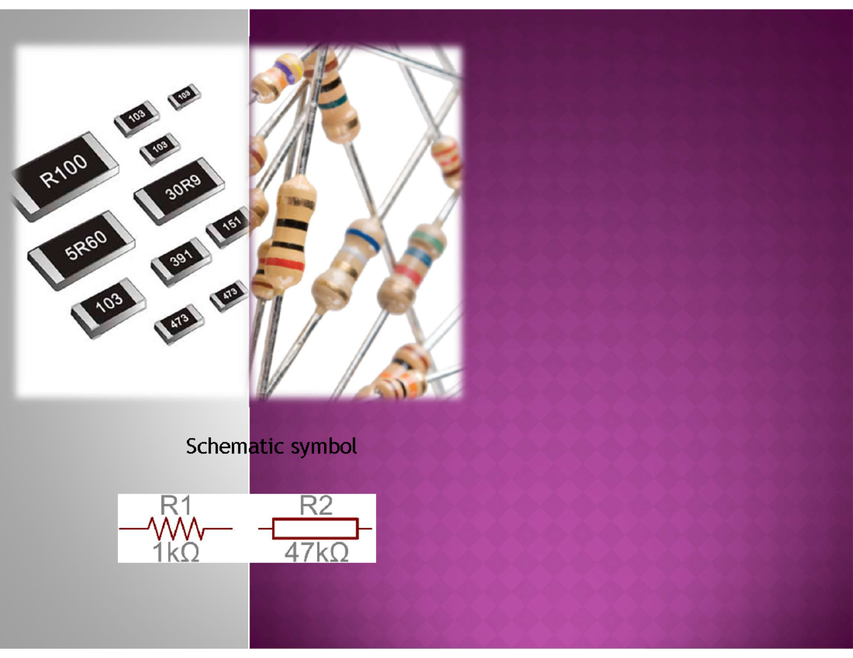 Resistor The resistor's resistance limits the flow of electrons