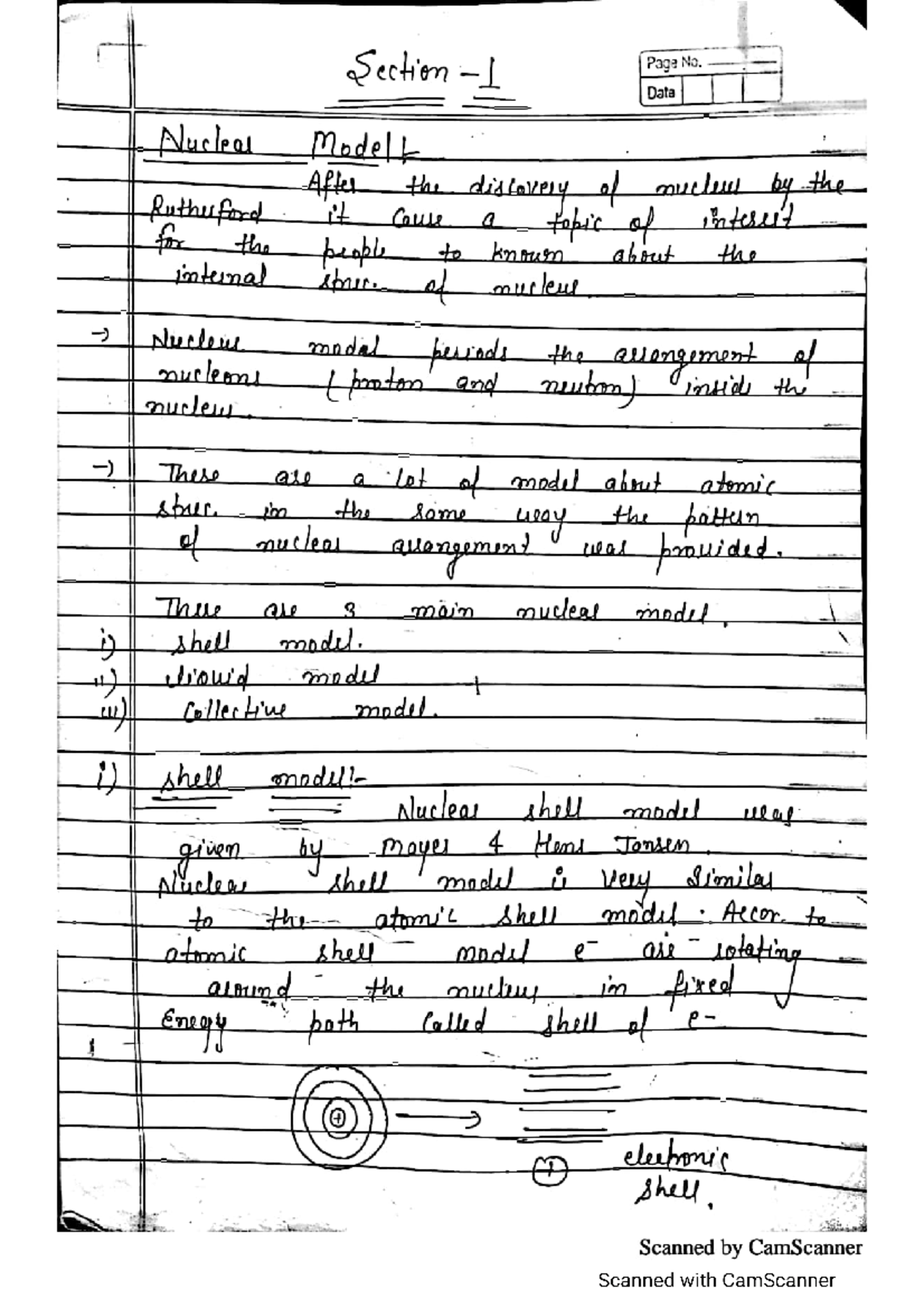 Nuclear shell model - Lecture notes 3 - Chemistry - Studocu