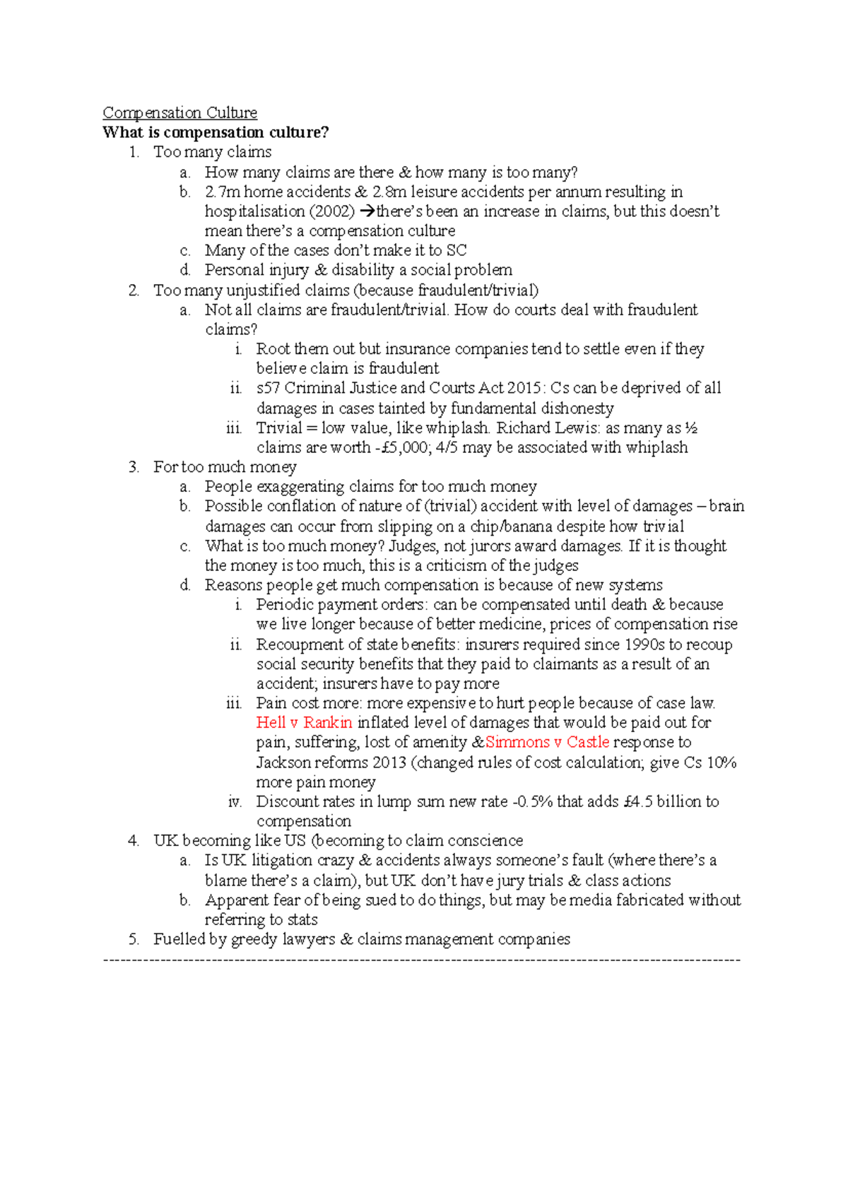 Compensation Culture - Compensation Culture What is compensation ...