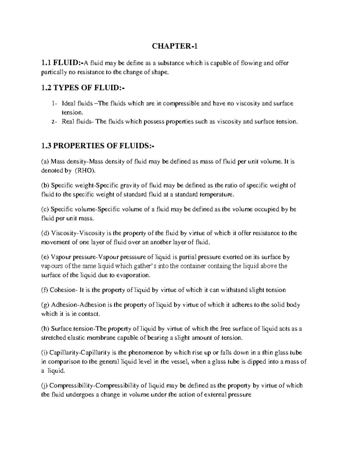 Hydraulics and Pneumatics CHAPTER 1 FLUIDA fluid may be define as