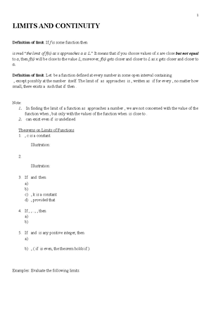 WEEK 6 - Implicit Differentiation - Diffcal - Studocu