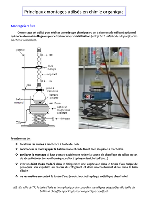 Fiche M Thodes D Analyse En Chimie Organique M Thodes Danalyse En Chimie Organique Les