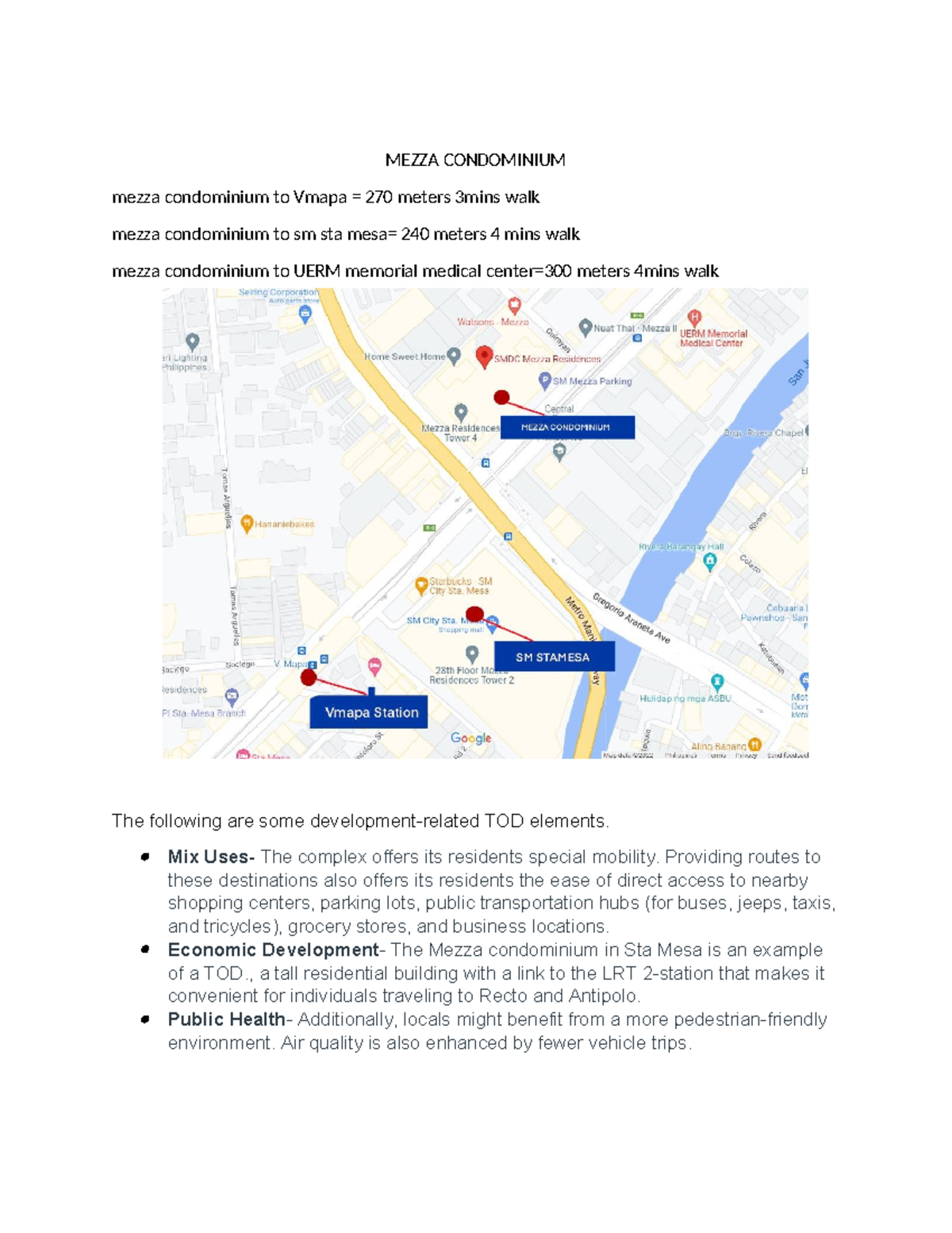 Mezza Condominium - MEZZA CONDOMINIUM mezza condominium to Vmapa = 270 ...
