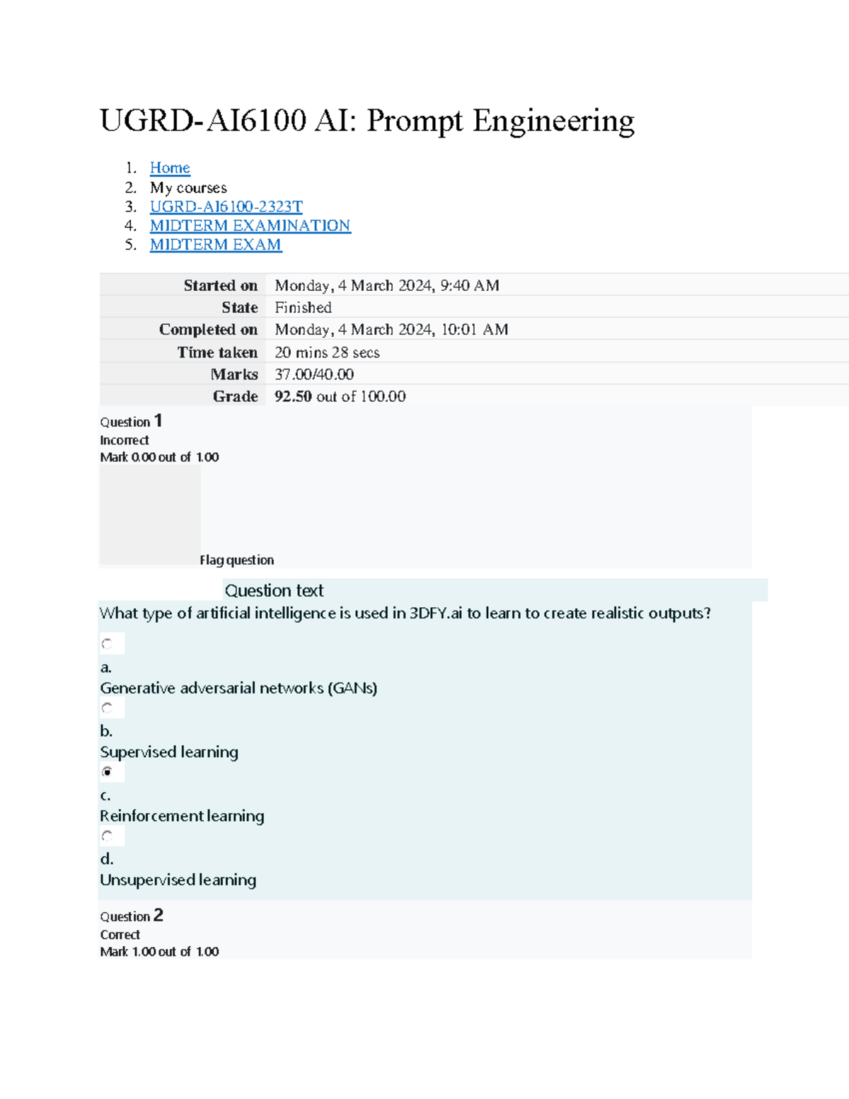 Ai Prompt Engineering - UGRD-AI6100 AI: Prompt Engineering 1. Home 2 ...