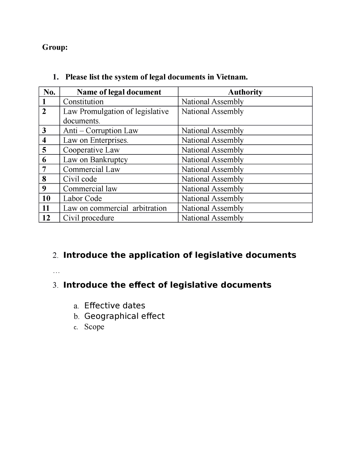 exercise-1-law-group-please-list-the-system-of-legal-documents-in