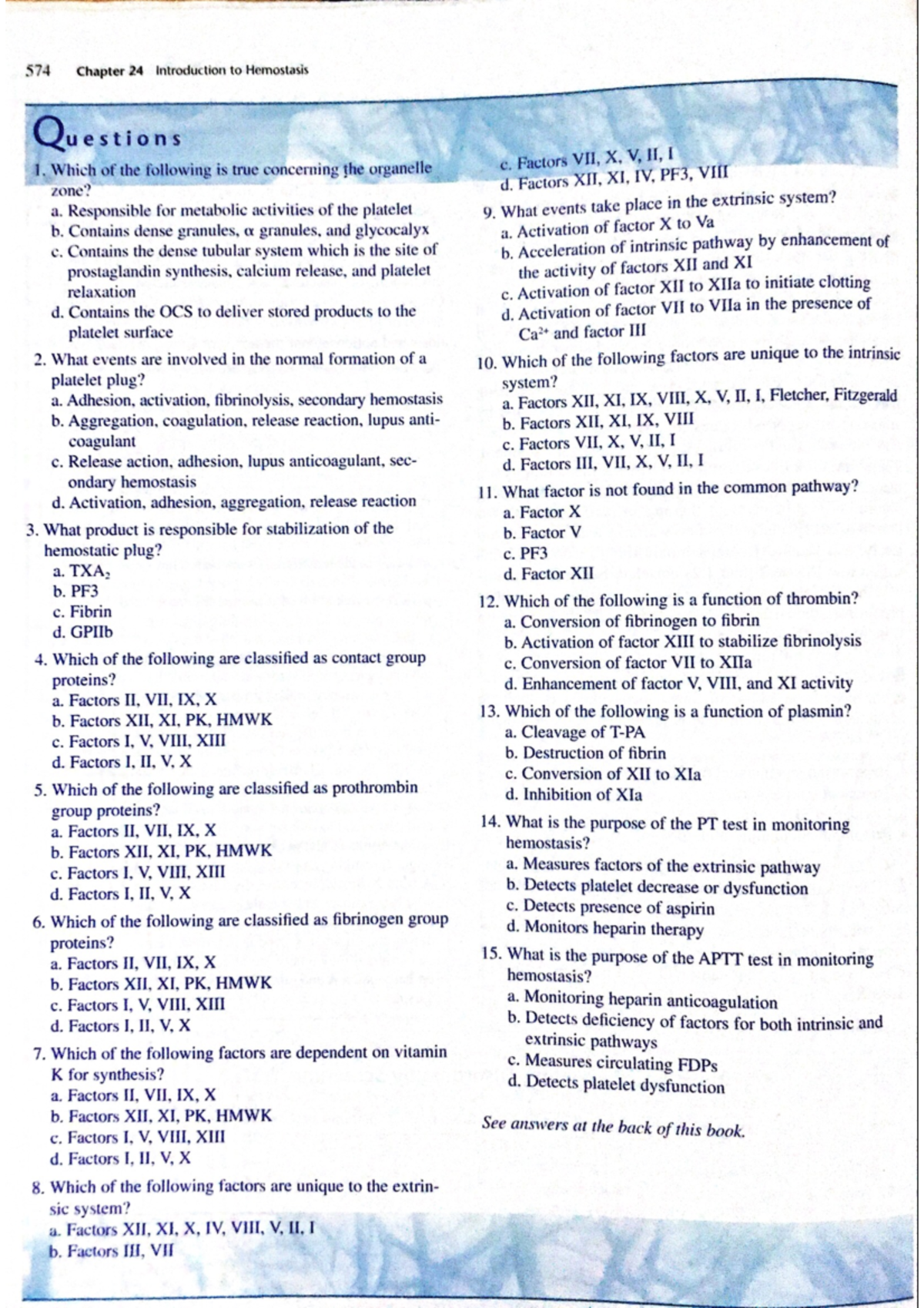 Chapter 24-28 Guide Questions and Answer Key - MedSurg - Studocu