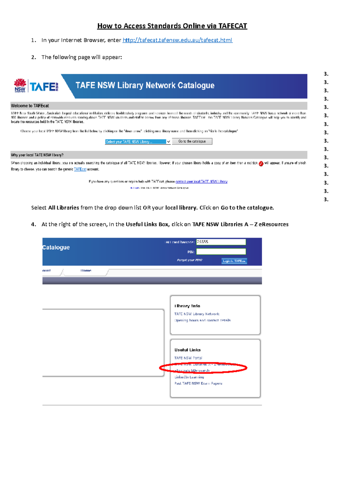 How to Access Risk Management Standards Online via Tafecat - How to ...