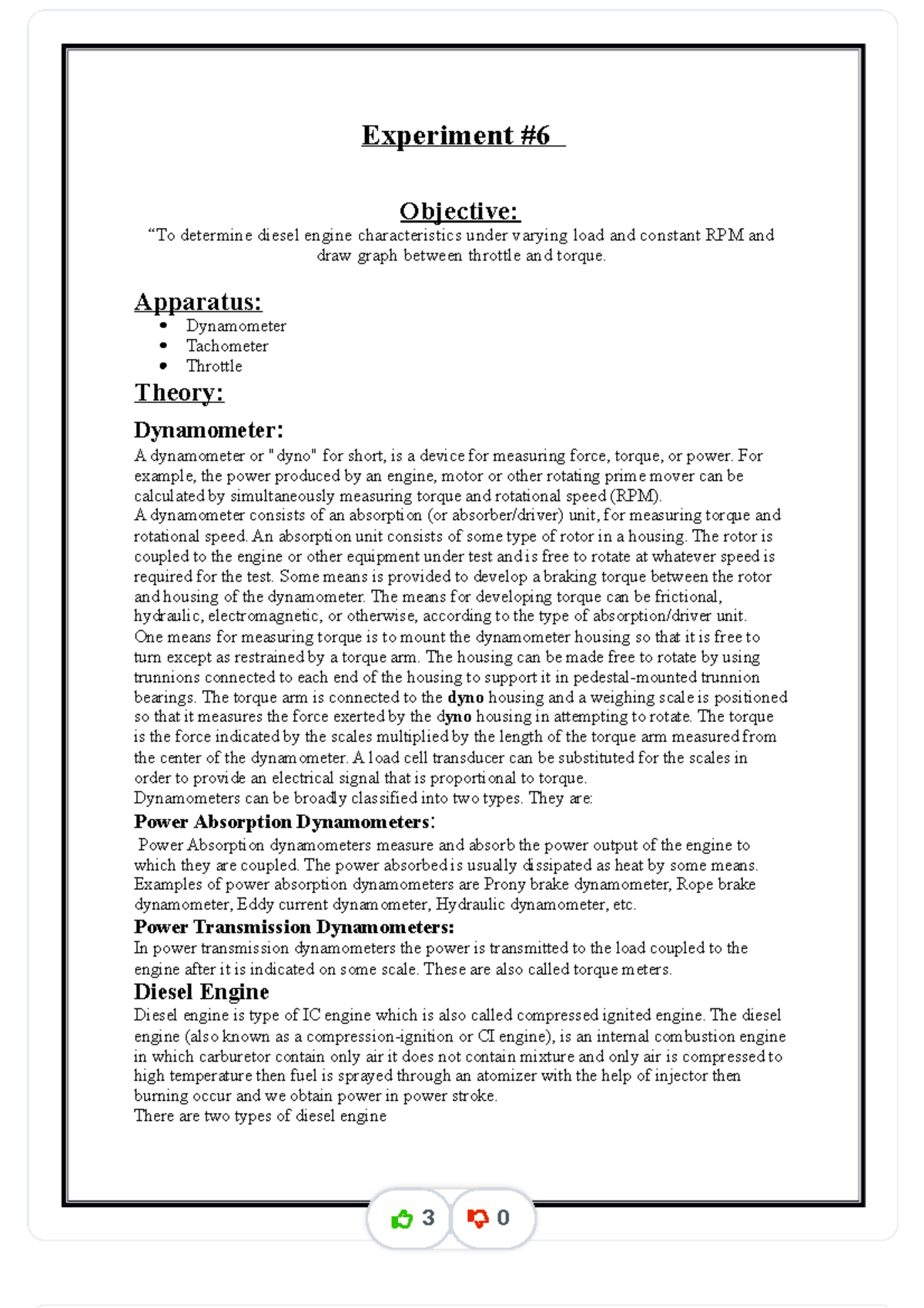 Experiment-no-06-thermodynamics-2 compress - Experiment Objective: “To ...