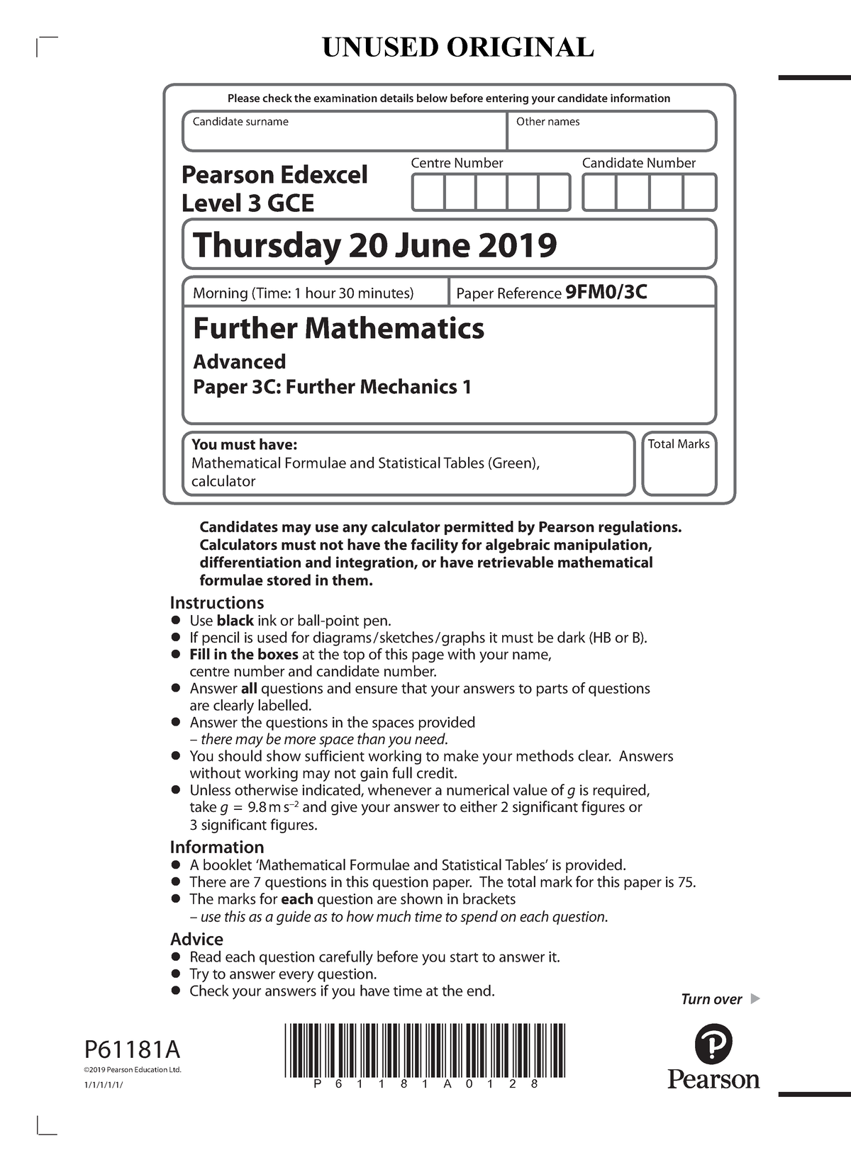 p61181-a-gce-fur-maths-9fm0-3c-4c-unused-original-please-check-the