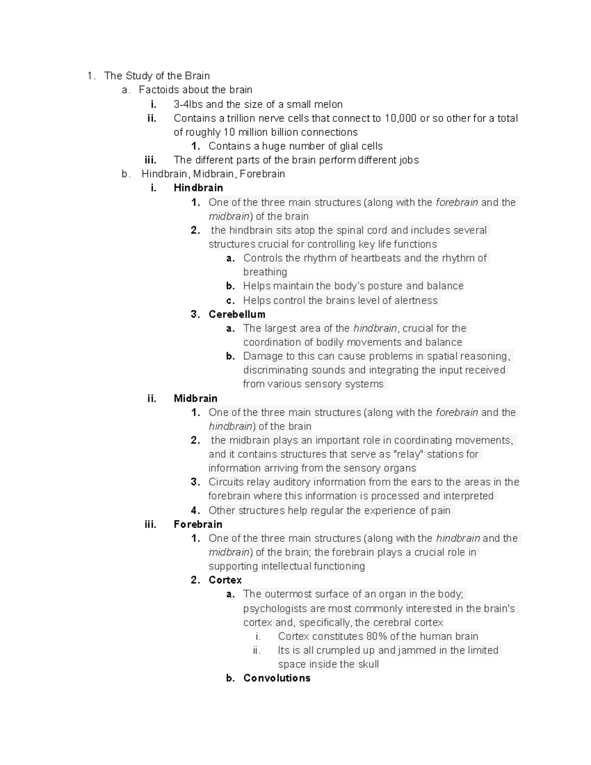 Chapter 2 The Study of the Brain - 1. The Study of the Brain a ...