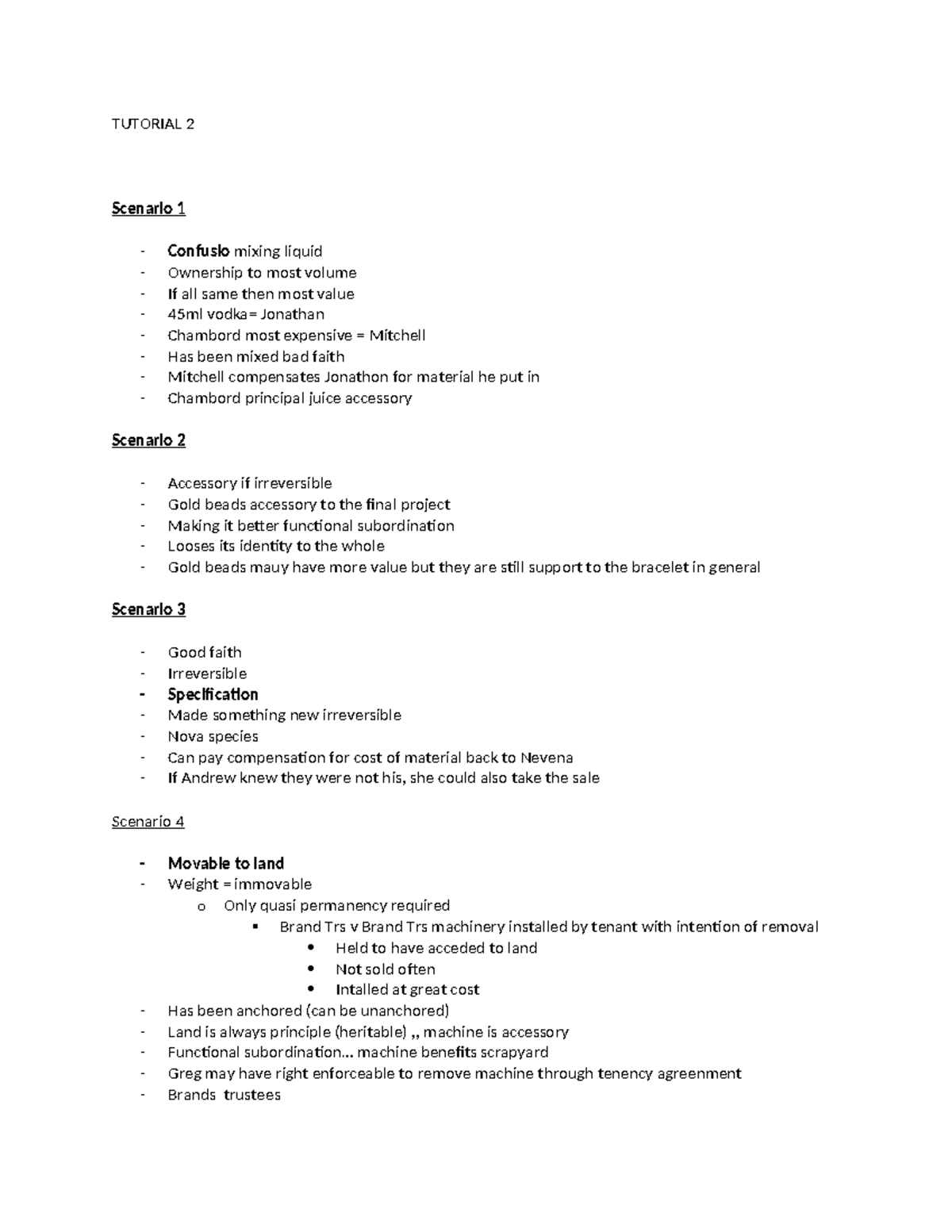 2031 tutorial 2 Gretton and Steven - TUTORIAL 2 Scenario 1 - Confusio ...