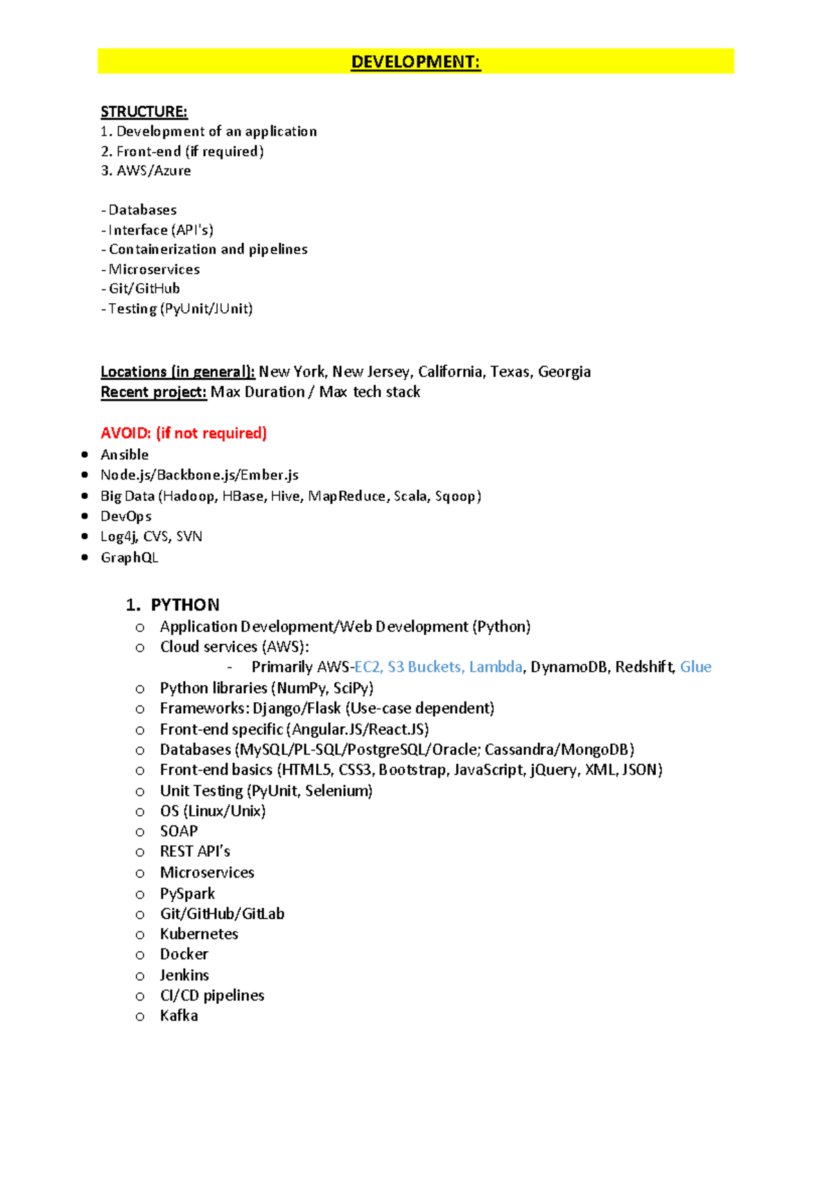 Development-Keywords - DEVELOPMENT: STRUCTURE: Development of an ...