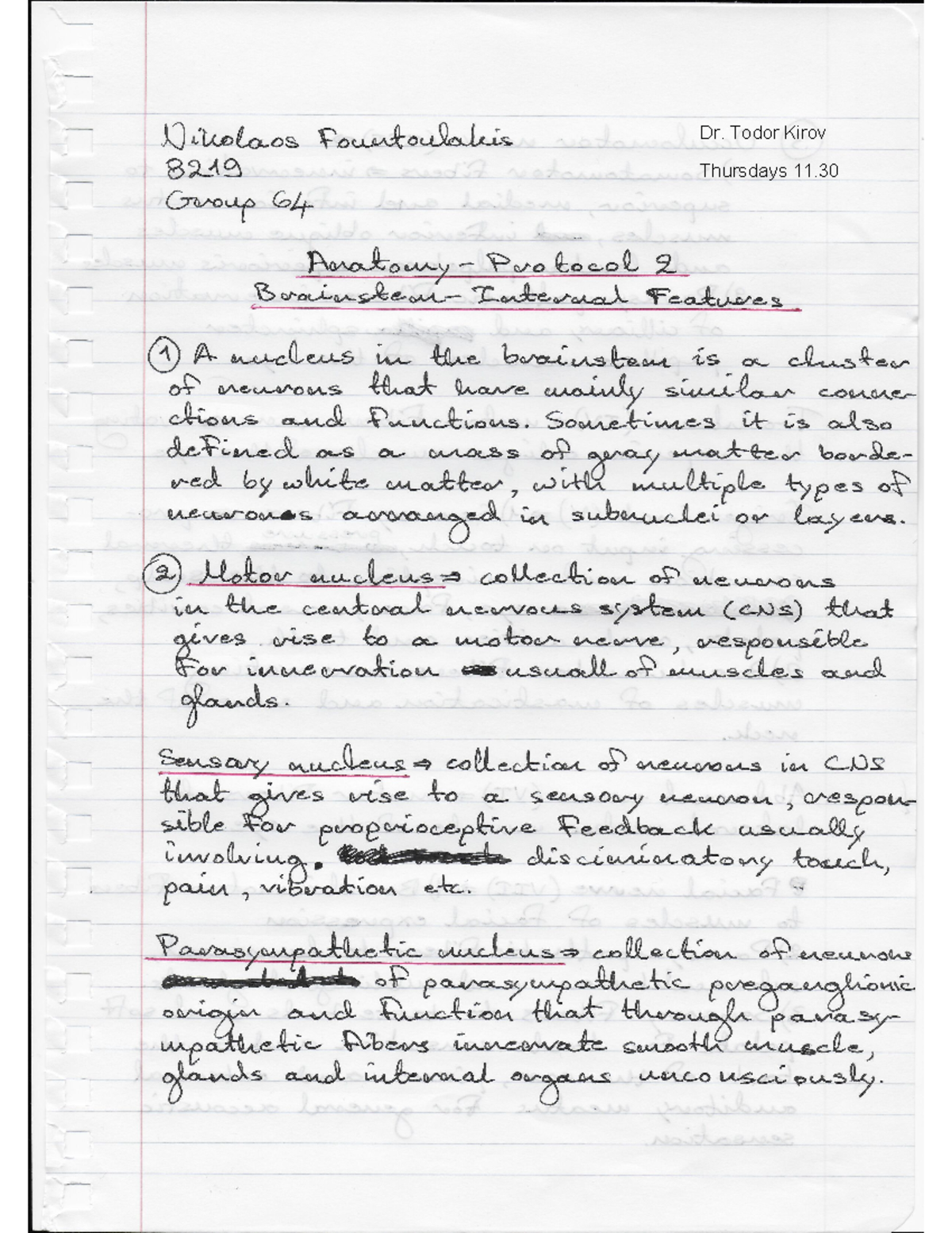 Internal Features of the Brainstem - Anatomy - Dr. Todor Kirov ...