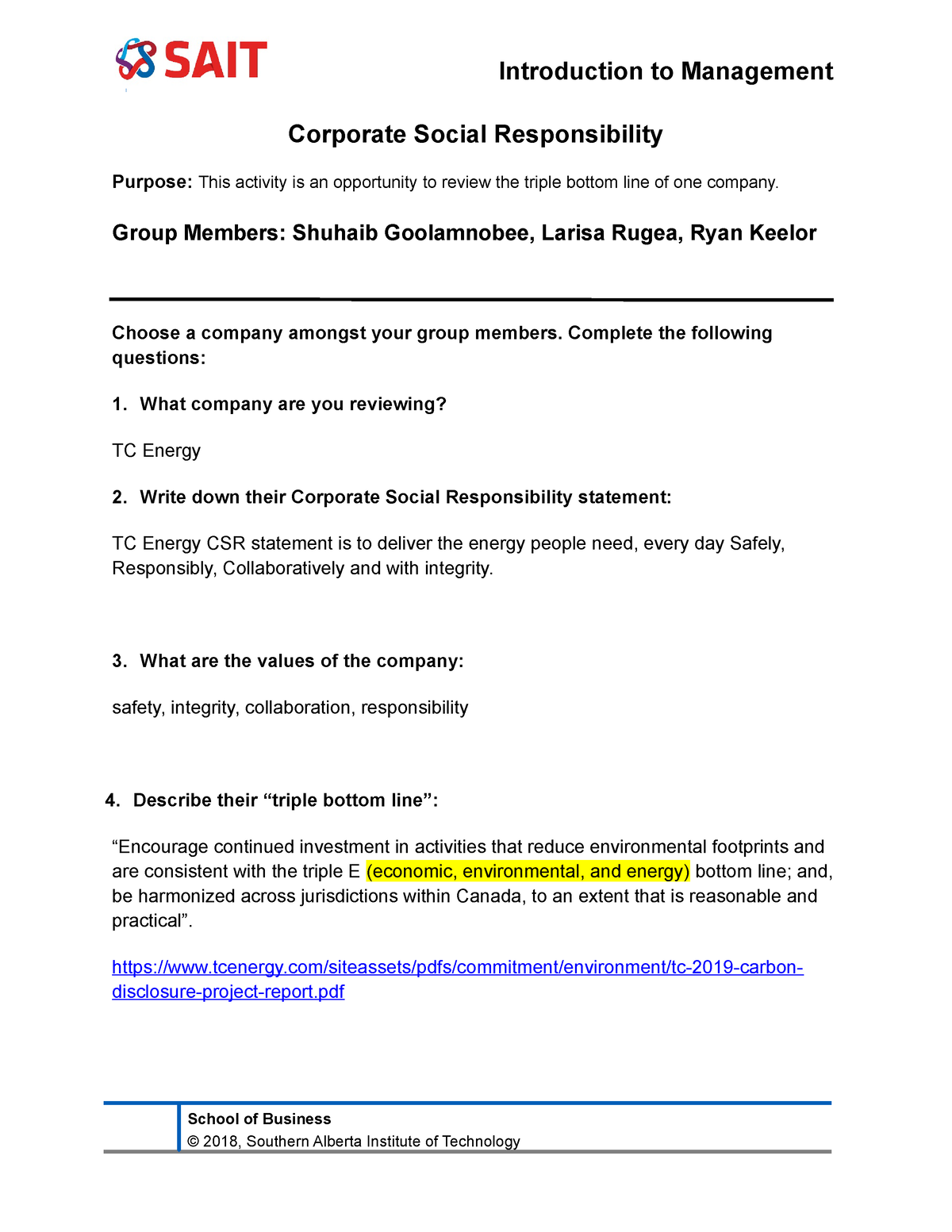 assignment worksheet 18 2 corporate formation and powers