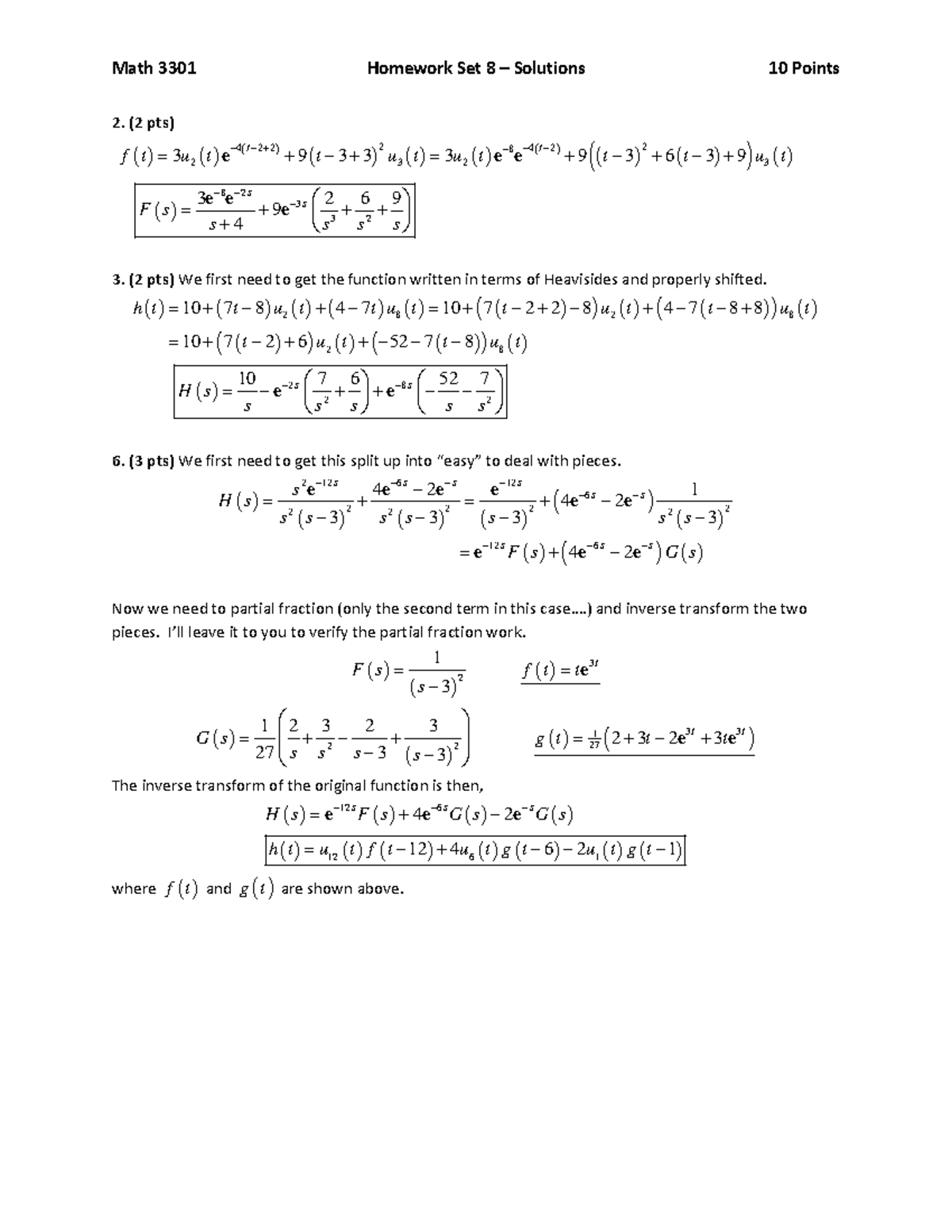 16Spring Hwk 08 Soln. - Warning: TT: undefined function: 22 2. (2 pts