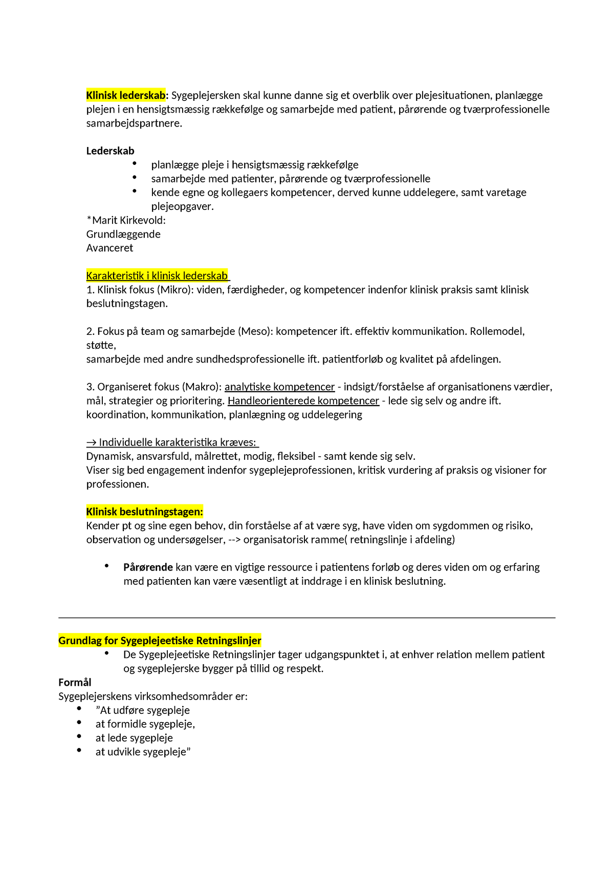 Klinisk Lederskab - Resumé Kapitalgevinst Og Virksomhedsordning ...