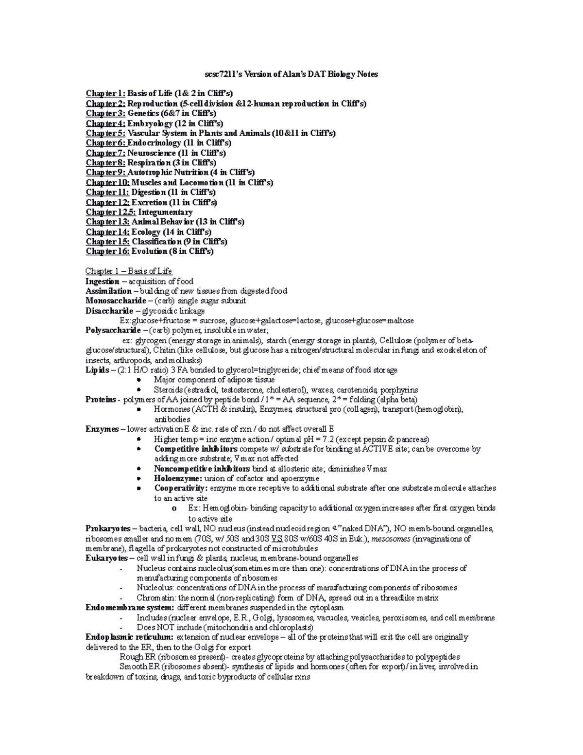 Alans notes - for dat preparation - scsc7211’s Version of Alan’s DAT ...