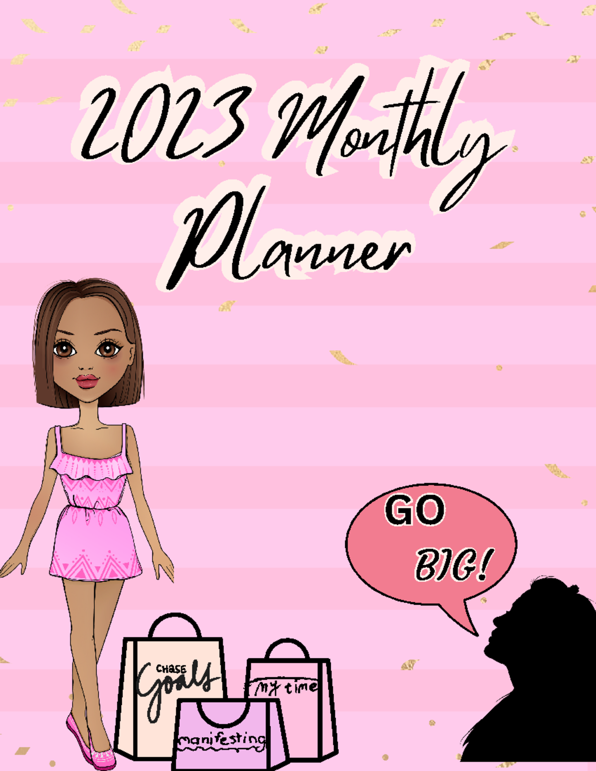 Monthly Planner - 2023 Monthly Planner GO BIG! Weekly Planner THURSDAY ...