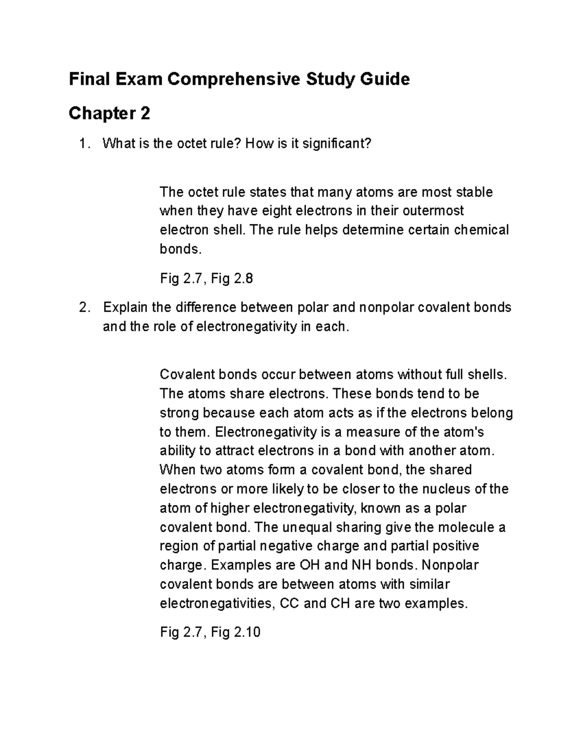 Final Exam Comprehensive (Bio) pdf Final Exam Comprehensive Study