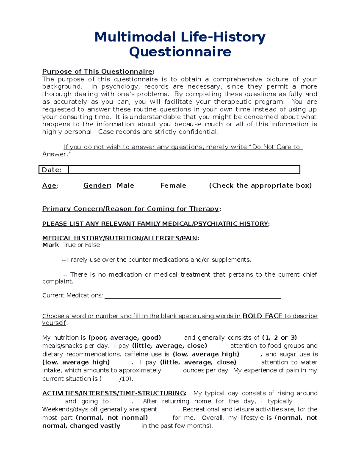 1581150839 Life History Assessment - Multimodal Life-History ...
