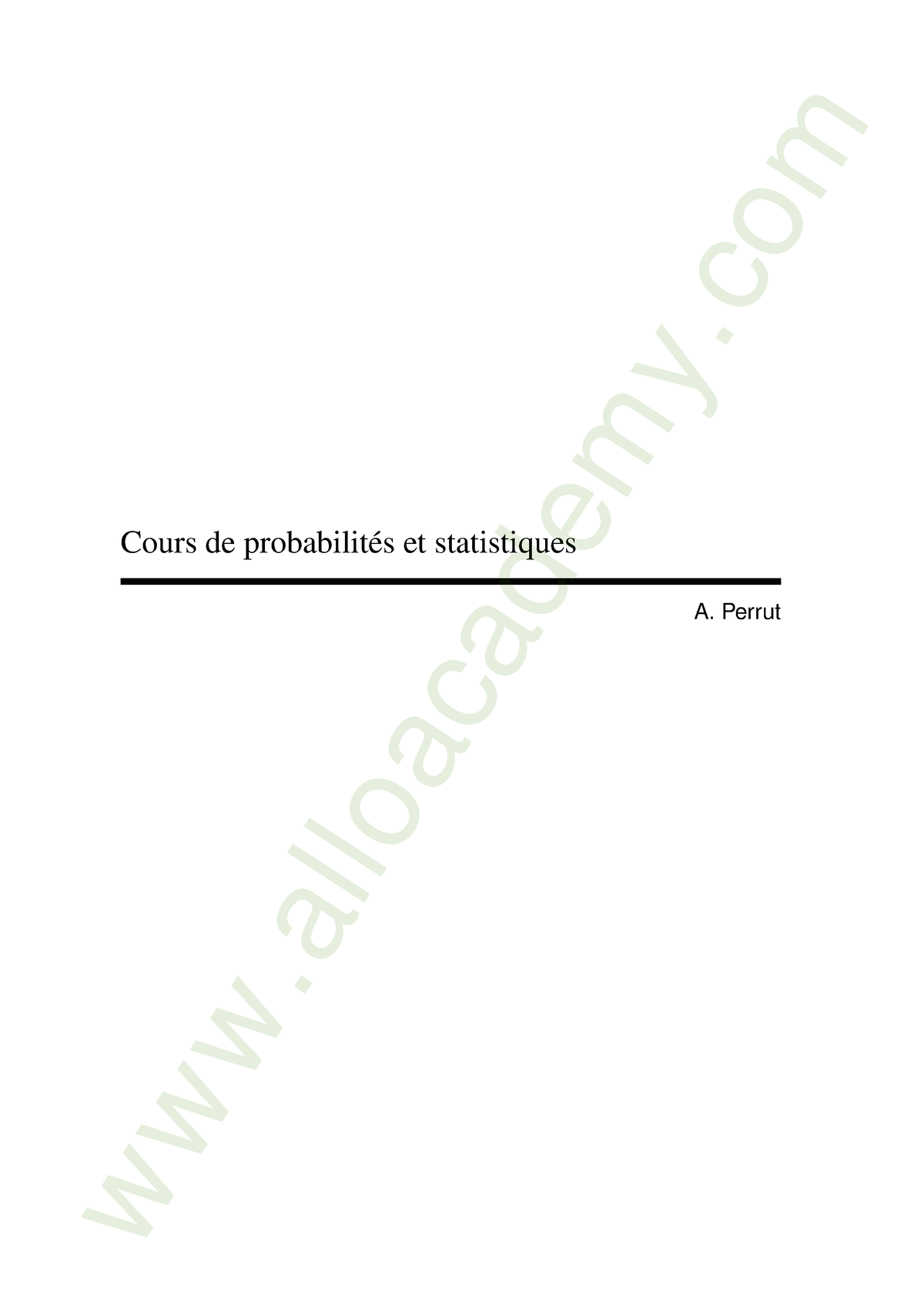 Probabilités-et-statistiques-cours-02 (www - Cours De Probabilit ́es Et ...