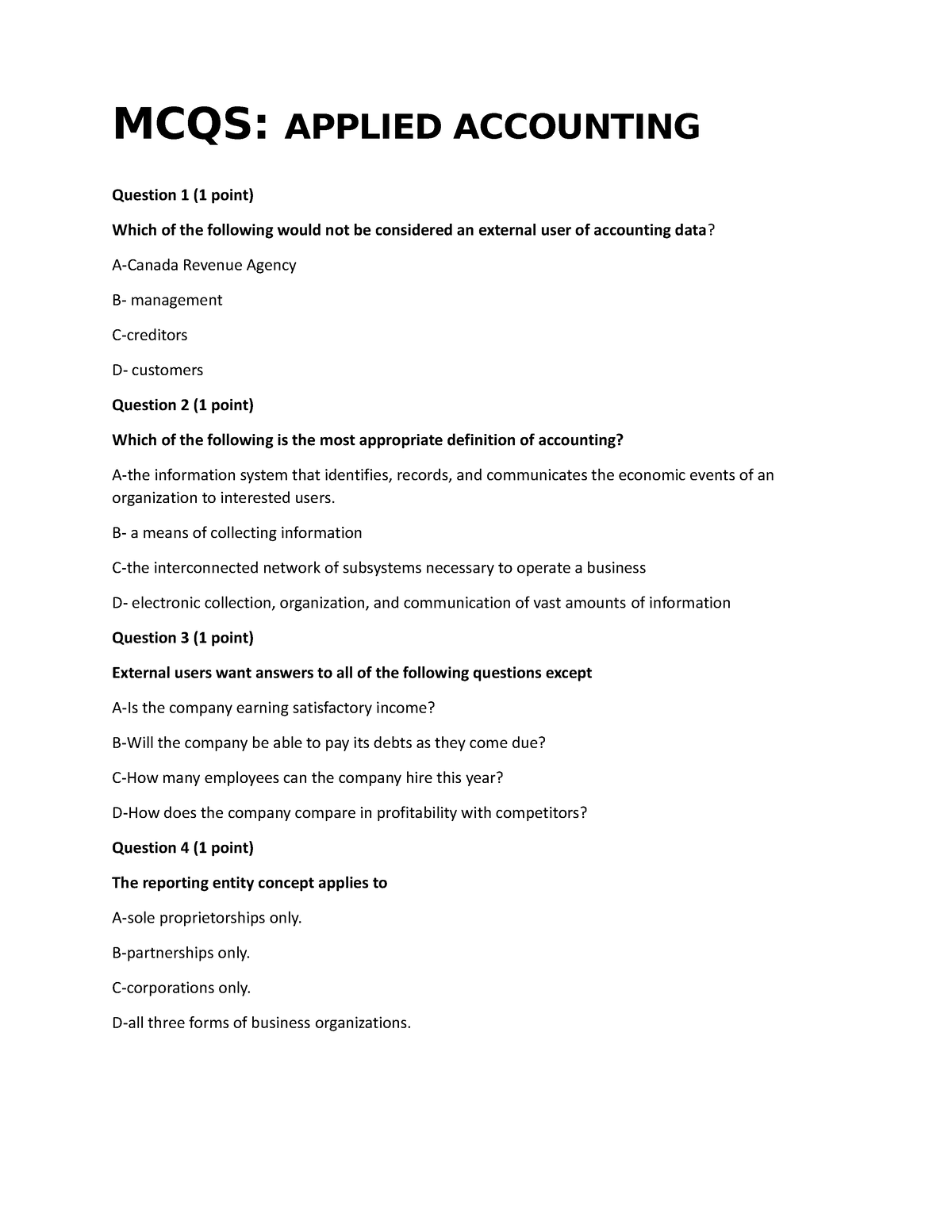 which of the following is an account assignment category mcq