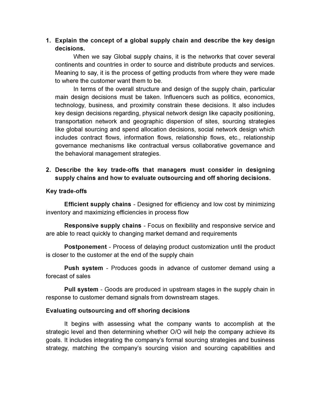 supply-chain-assignment-1-explain-the-concept-of-a-global-supply