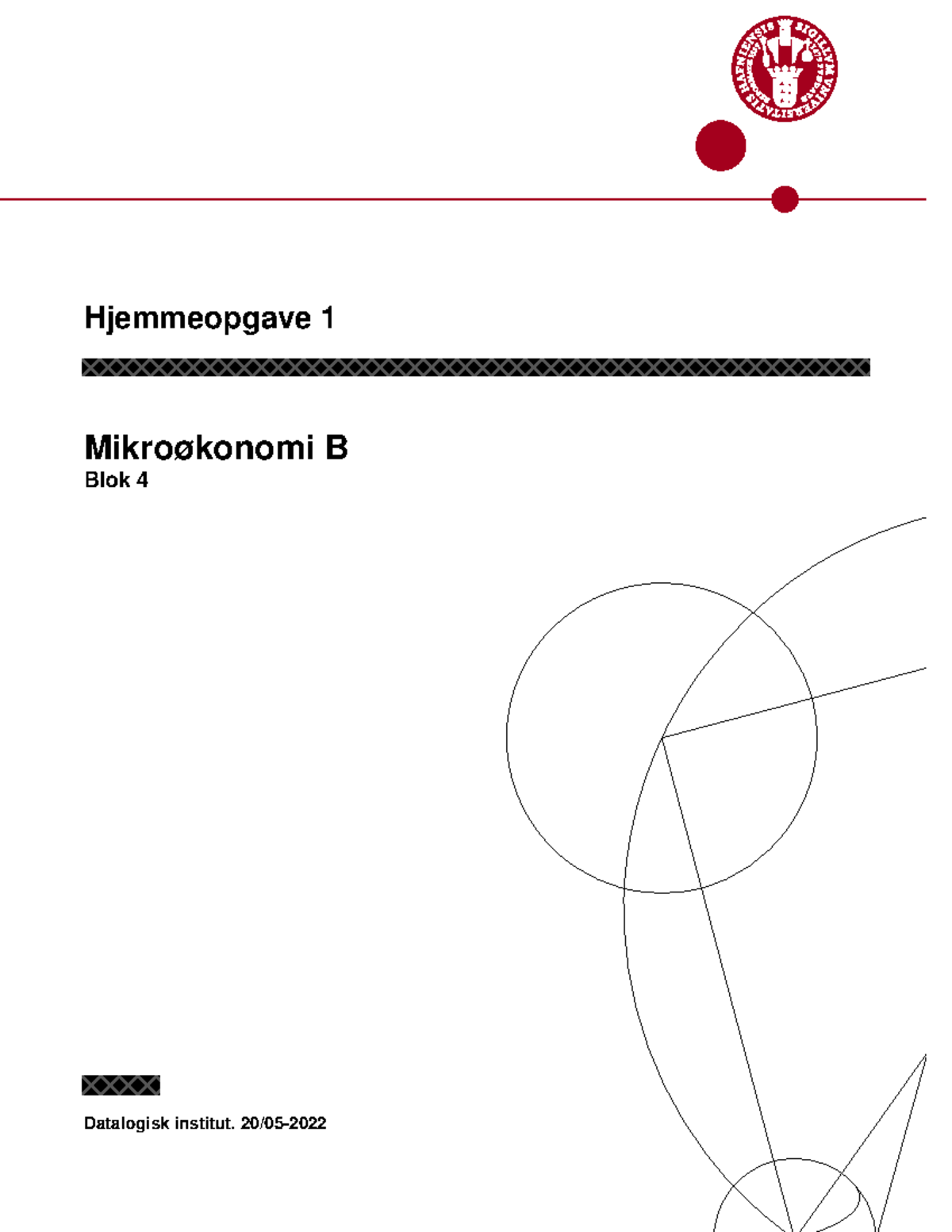 Hjemmeopgave 1 Mikro B - Hjemmeopgave 1 Mikroøkonomi B Blok 4 ...