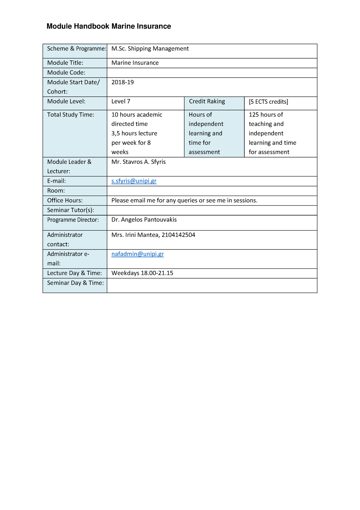 marine insurance assignment