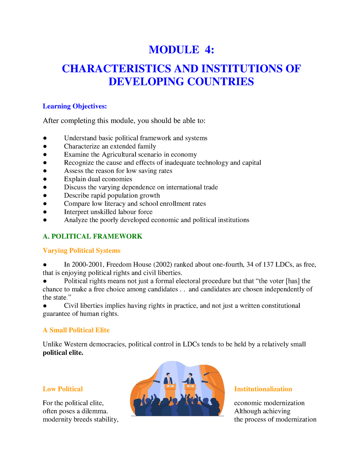 characteristics of developing countries essay pdf